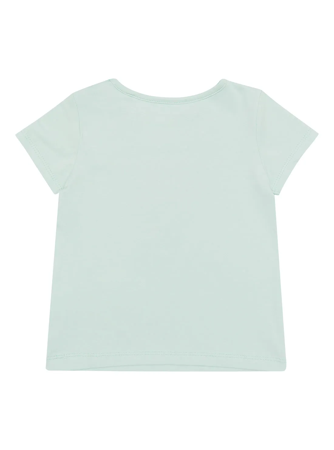 Aloe Palm Blue Floral Logo T-Shirt (6-24m)