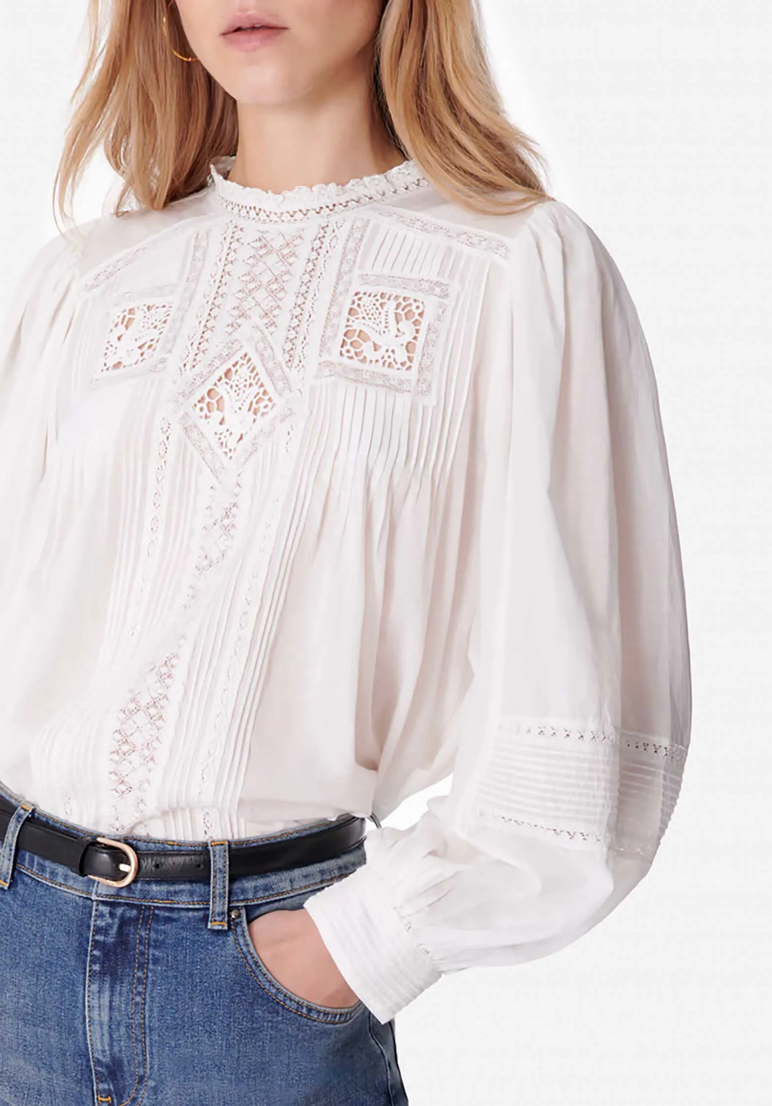 Blouse Calin 2hva27-v09702 Blanc
