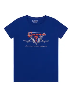 Blue Olive Branch Logo T-Shirt (7-16)