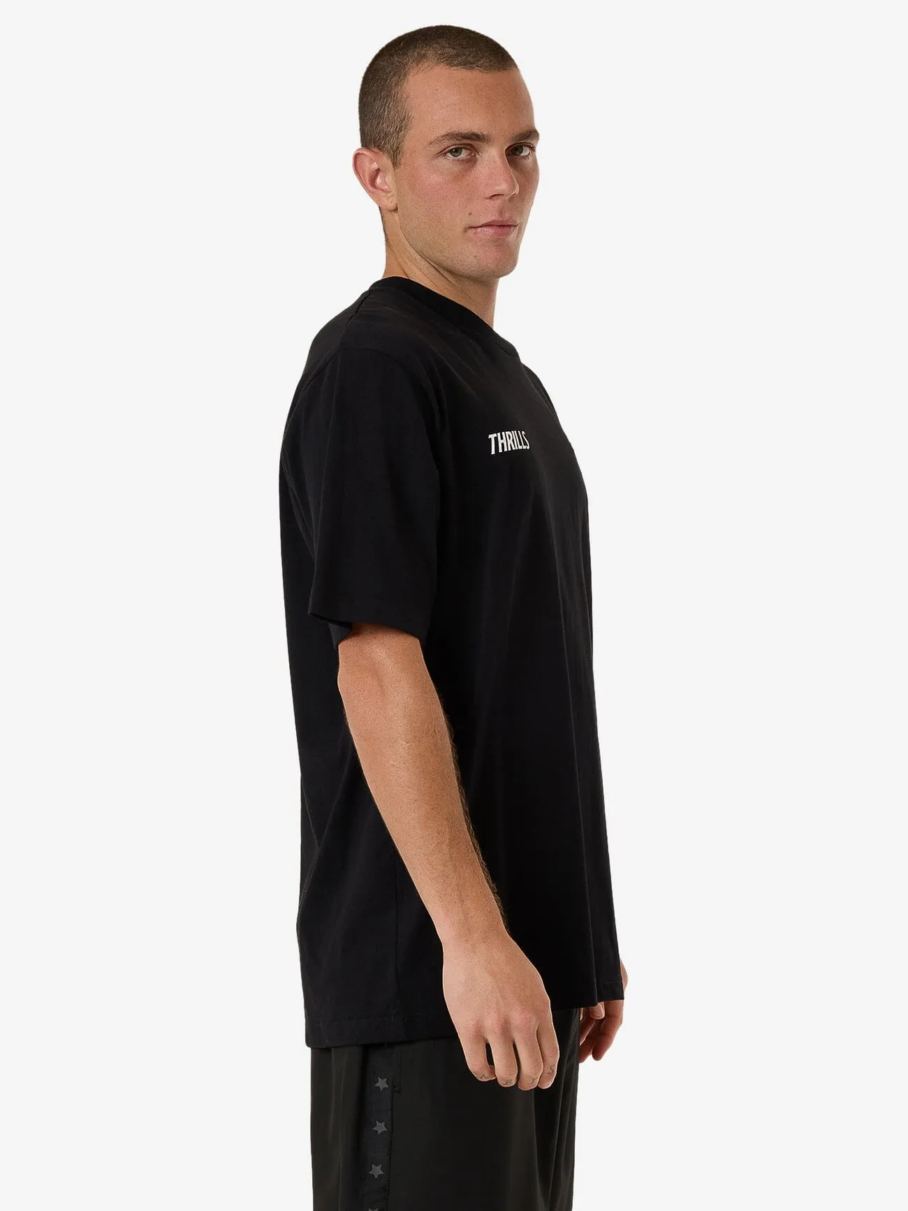 Centennial Oversize Fit Tee - Black