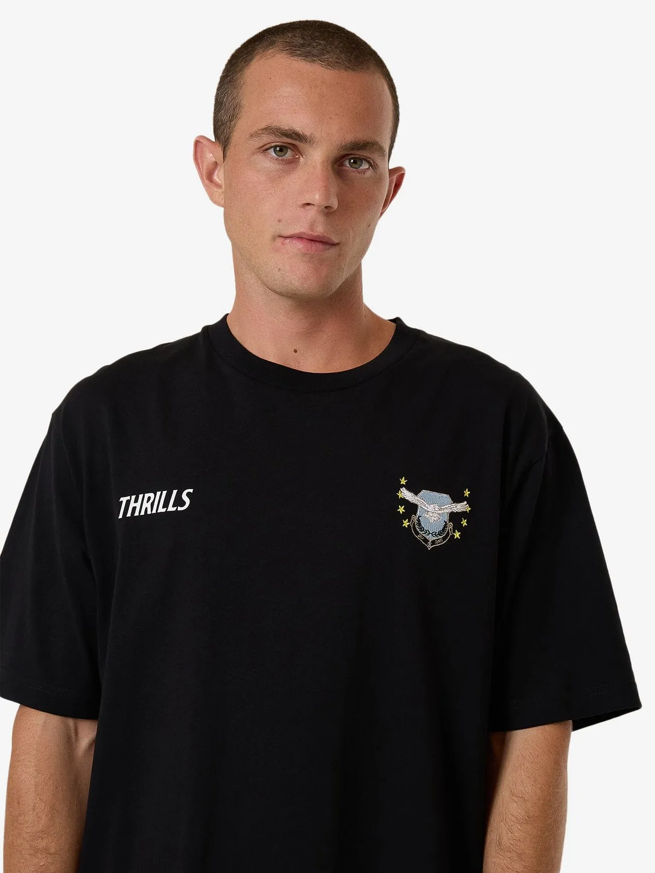 Centennial Oversize Fit Tee - Black