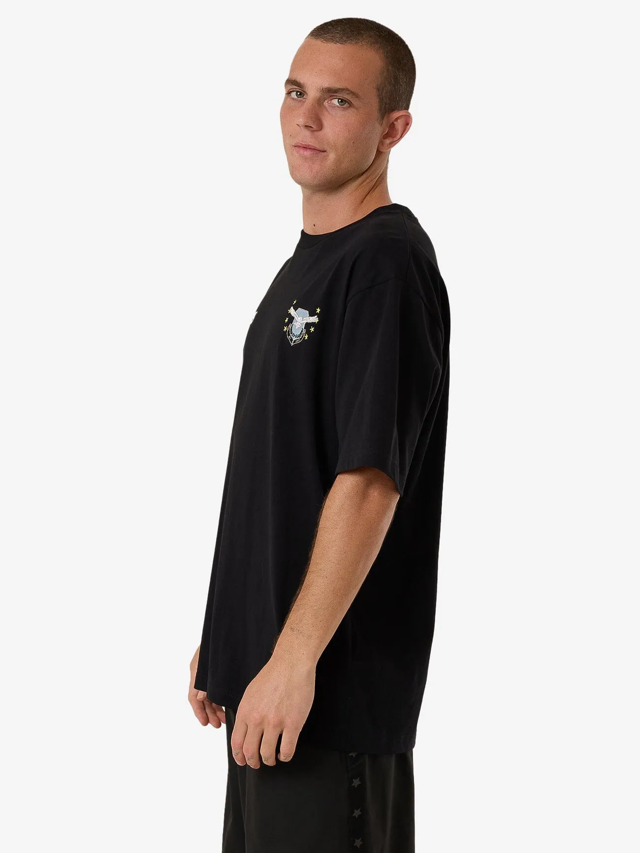 Centennial Oversize Fit Tee - Black