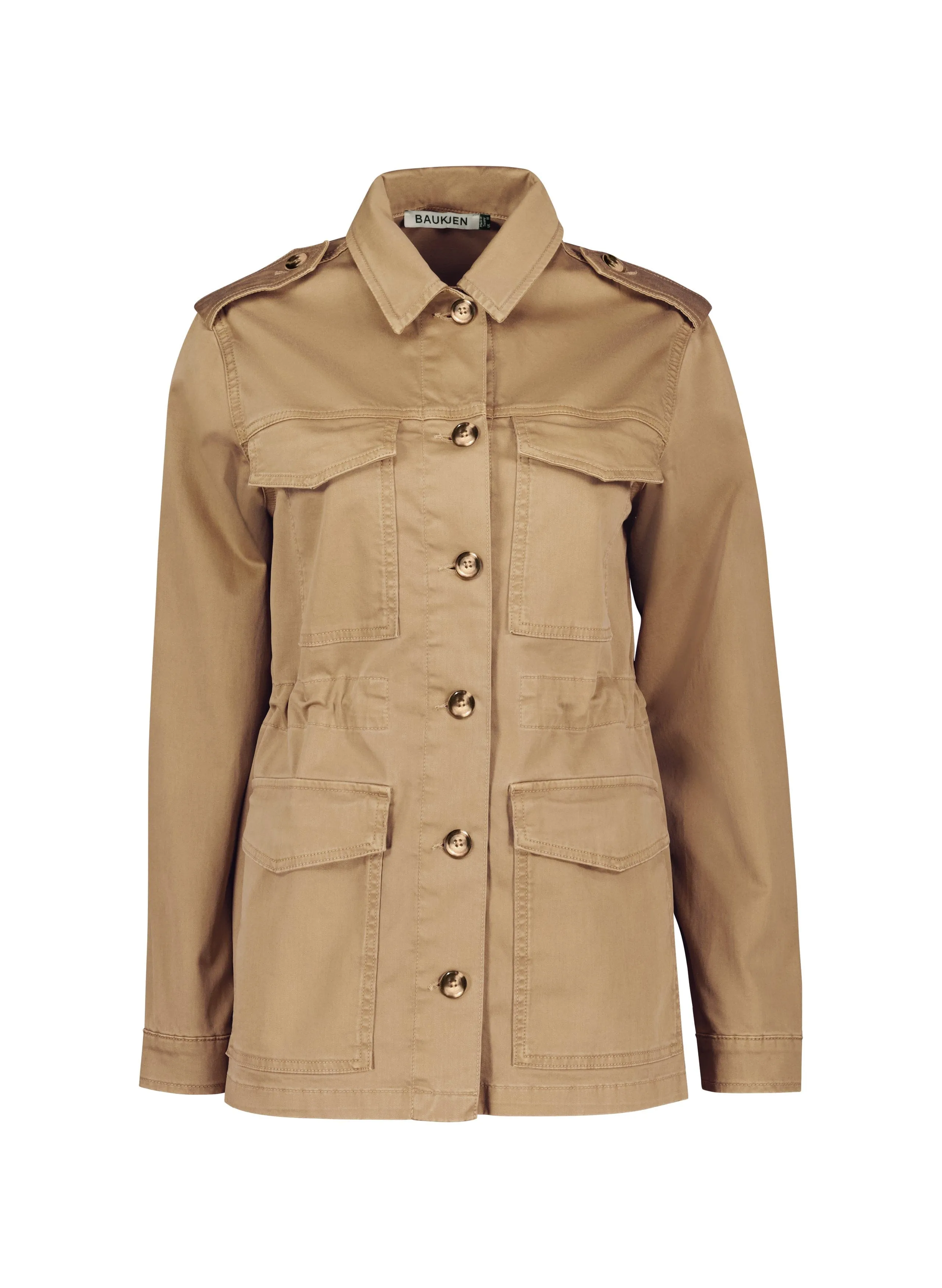 Drake Organic Cotton Utility Jacket | Taupe