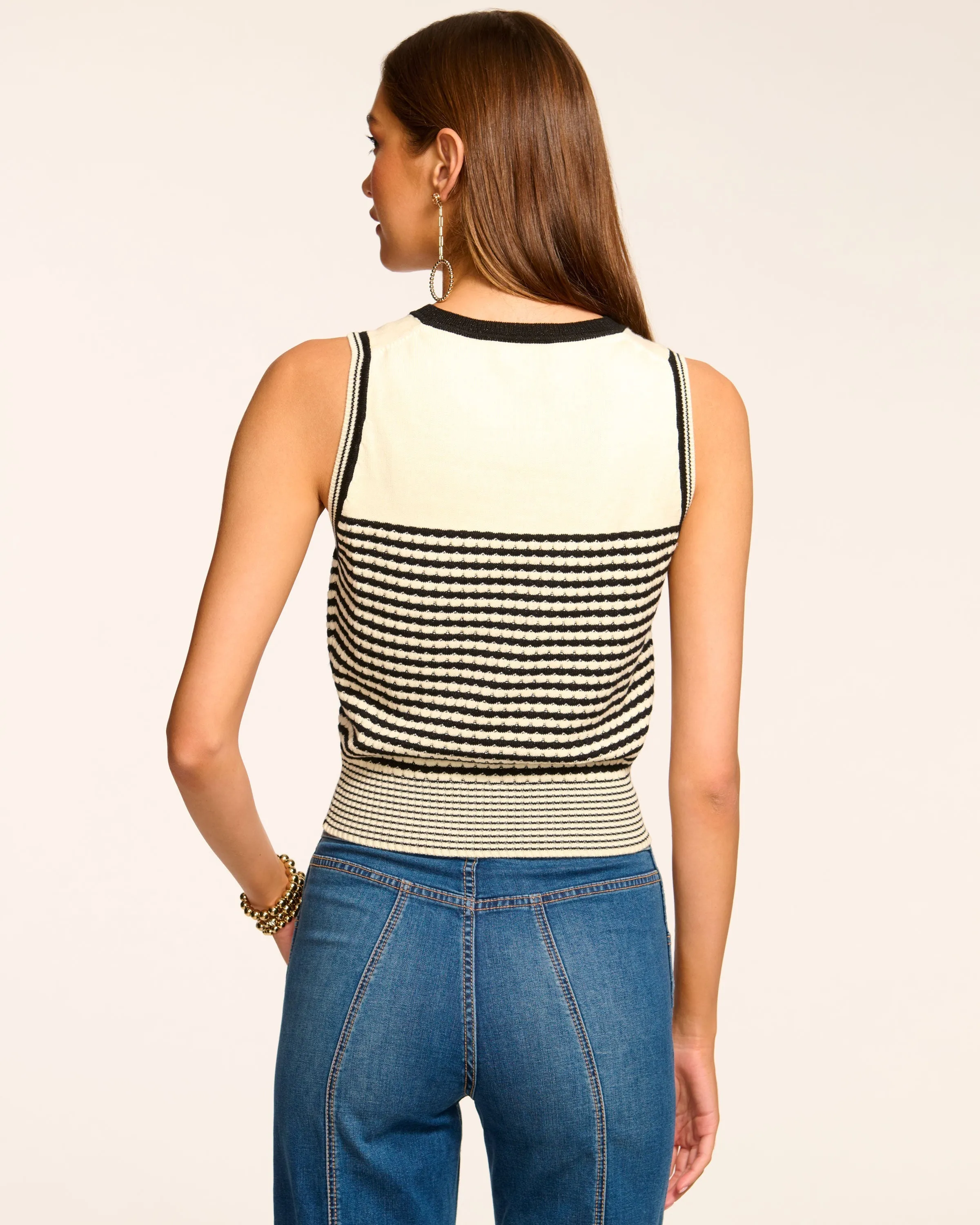Elle V-Neck Knit Tank Top