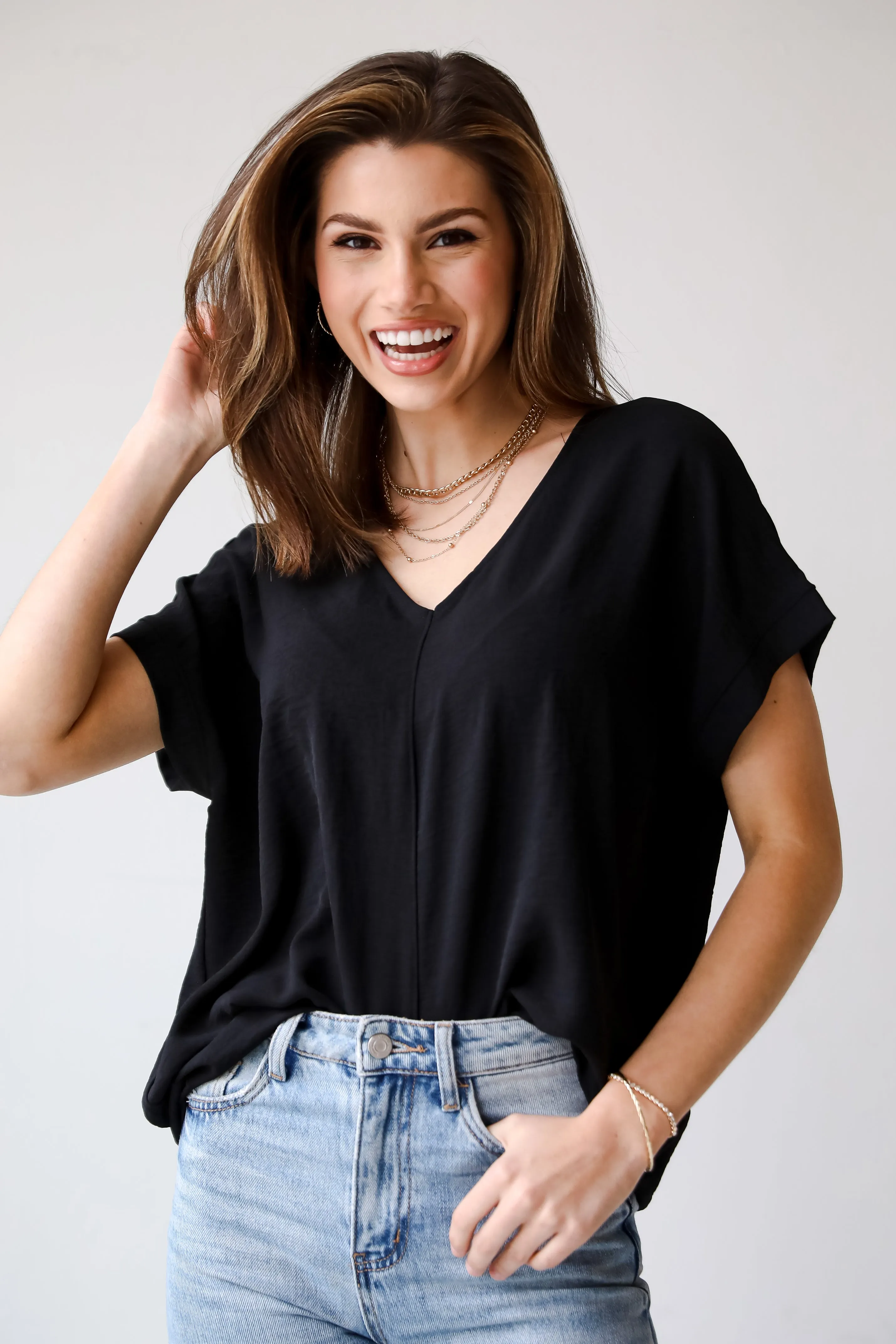 FINAL SALE - Appealing Passion Oversized Blouse - DU DEAL