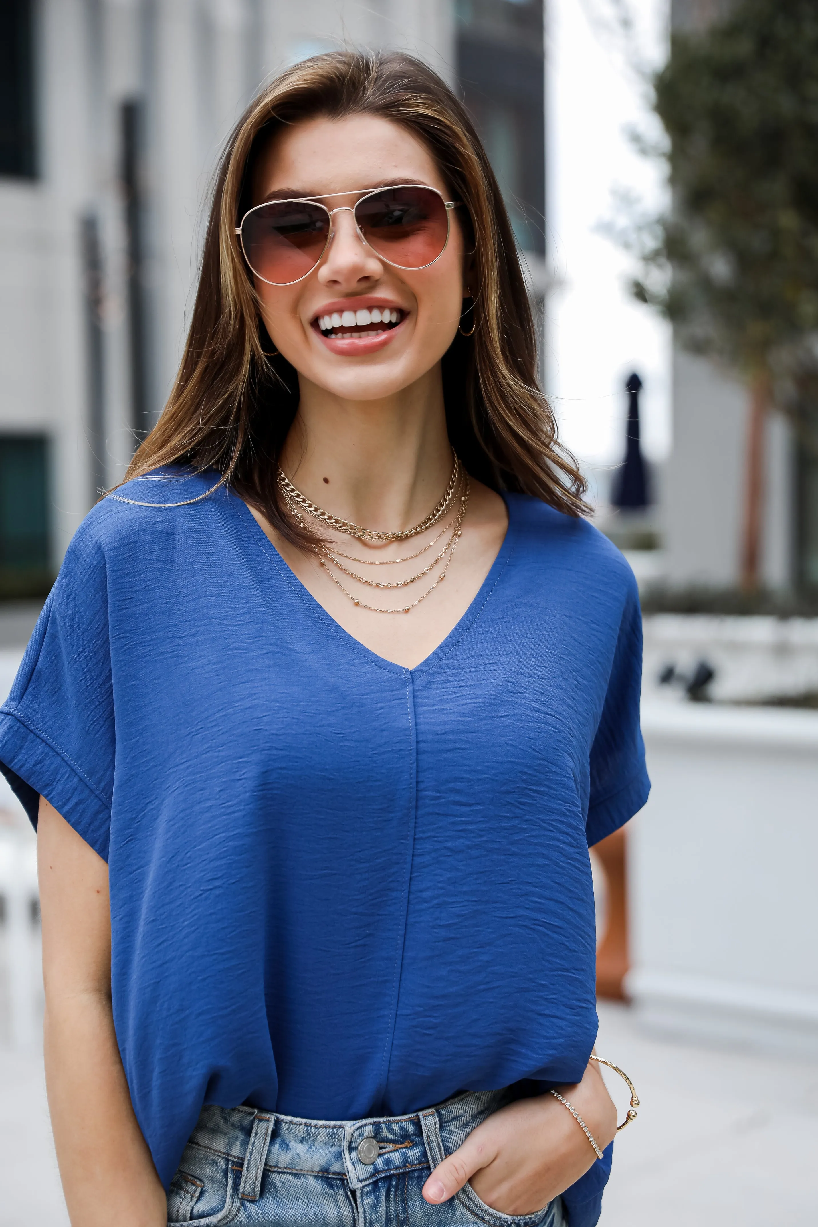 FINAL SALE - Appealing Passion Oversized Blouse - DU DEAL
