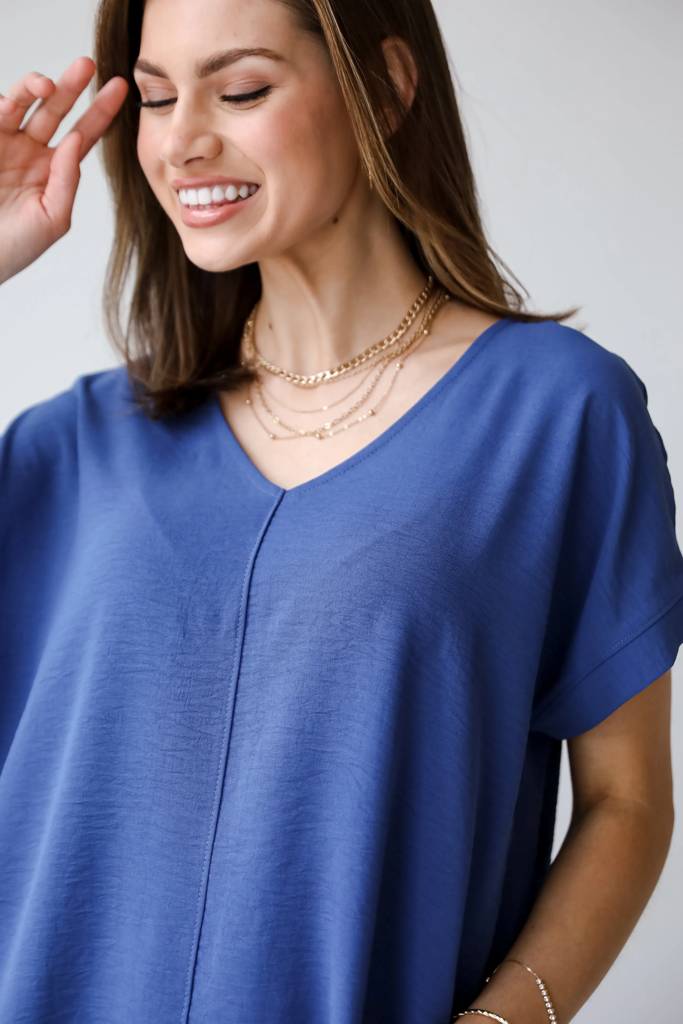 FINAL SALE - Appealing Passion Oversized Blouse - DU DEAL