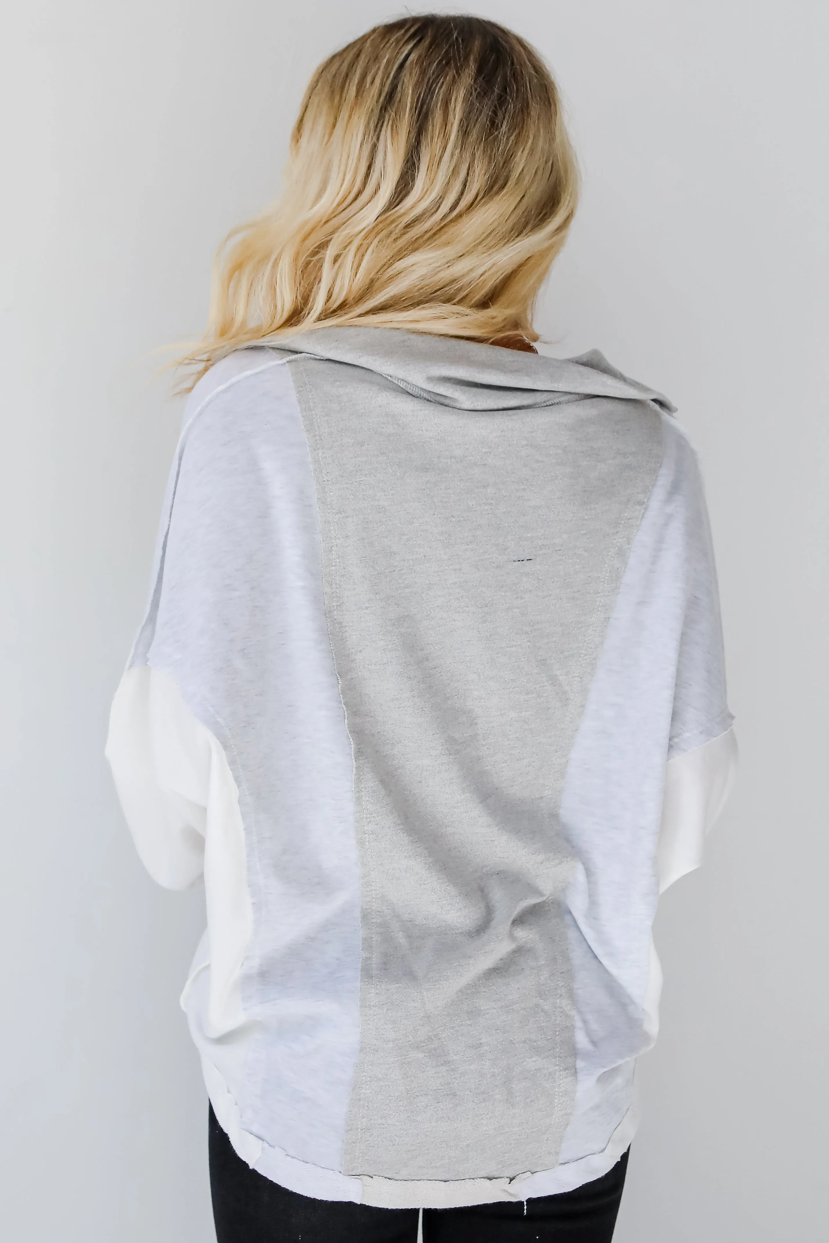 FINAL SALE - Casual Favorite Color Block Collared Top