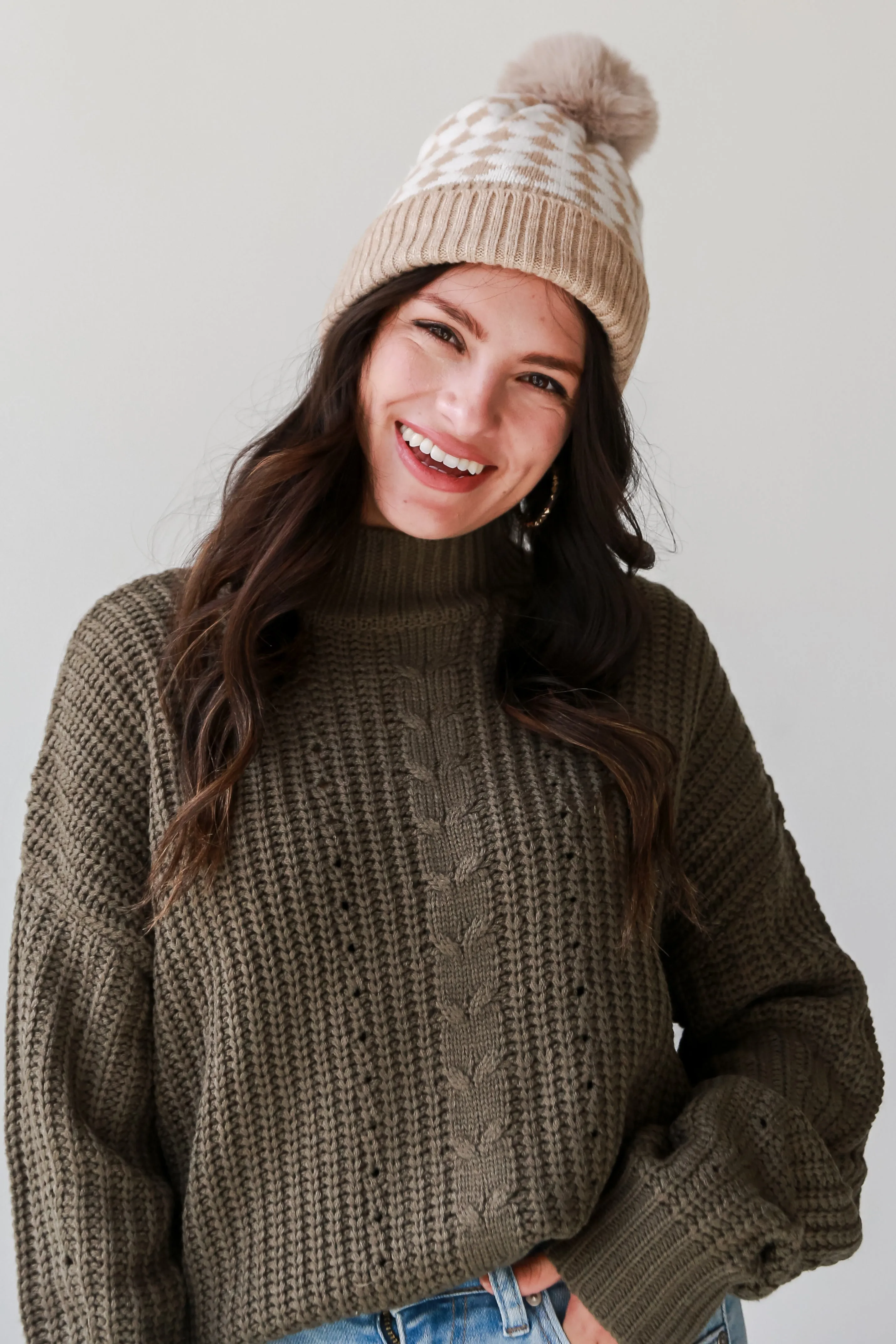 FINAL SALE - Charlotte Mock Neck Sweater