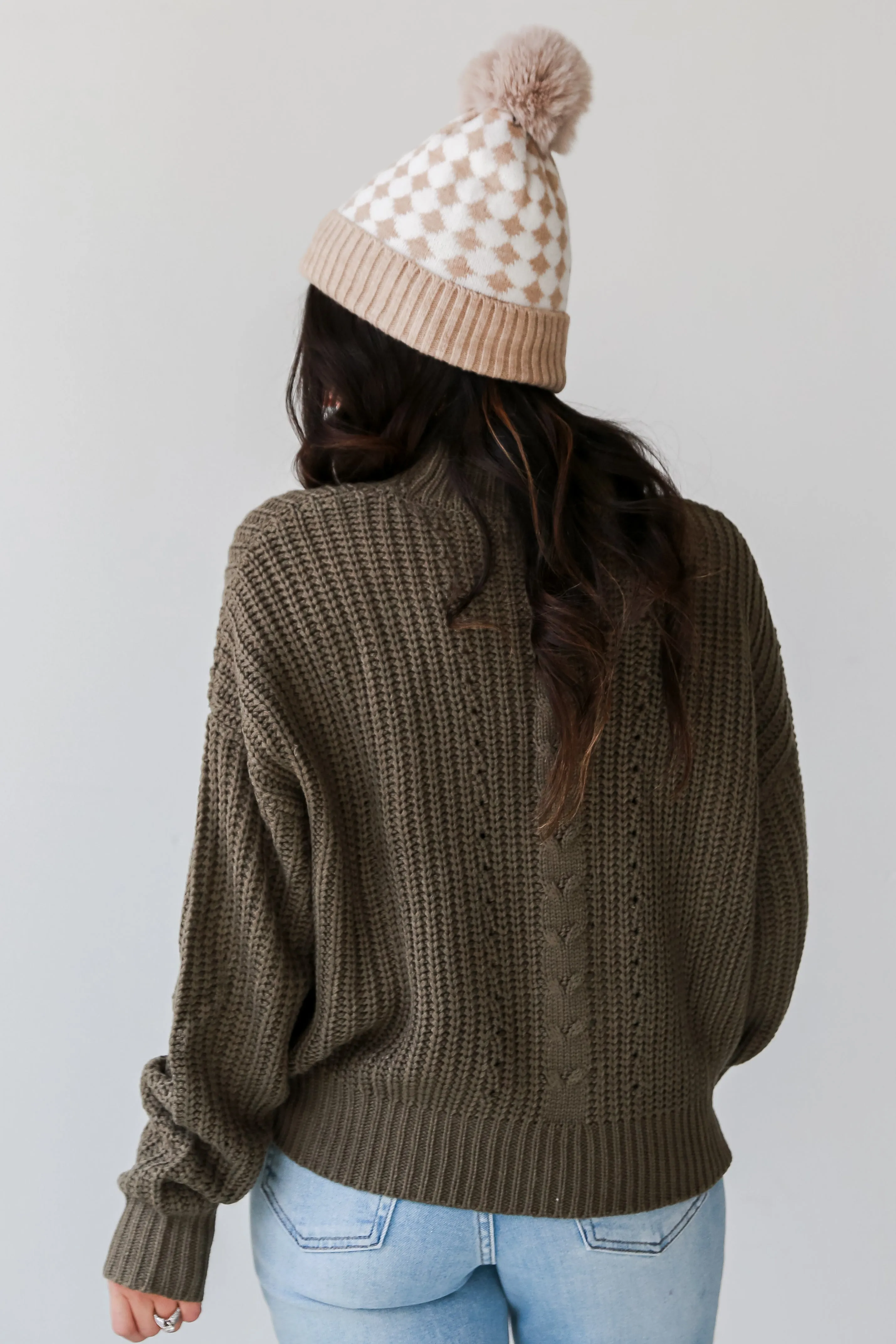 FINAL SALE - Charlotte Mock Neck Sweater