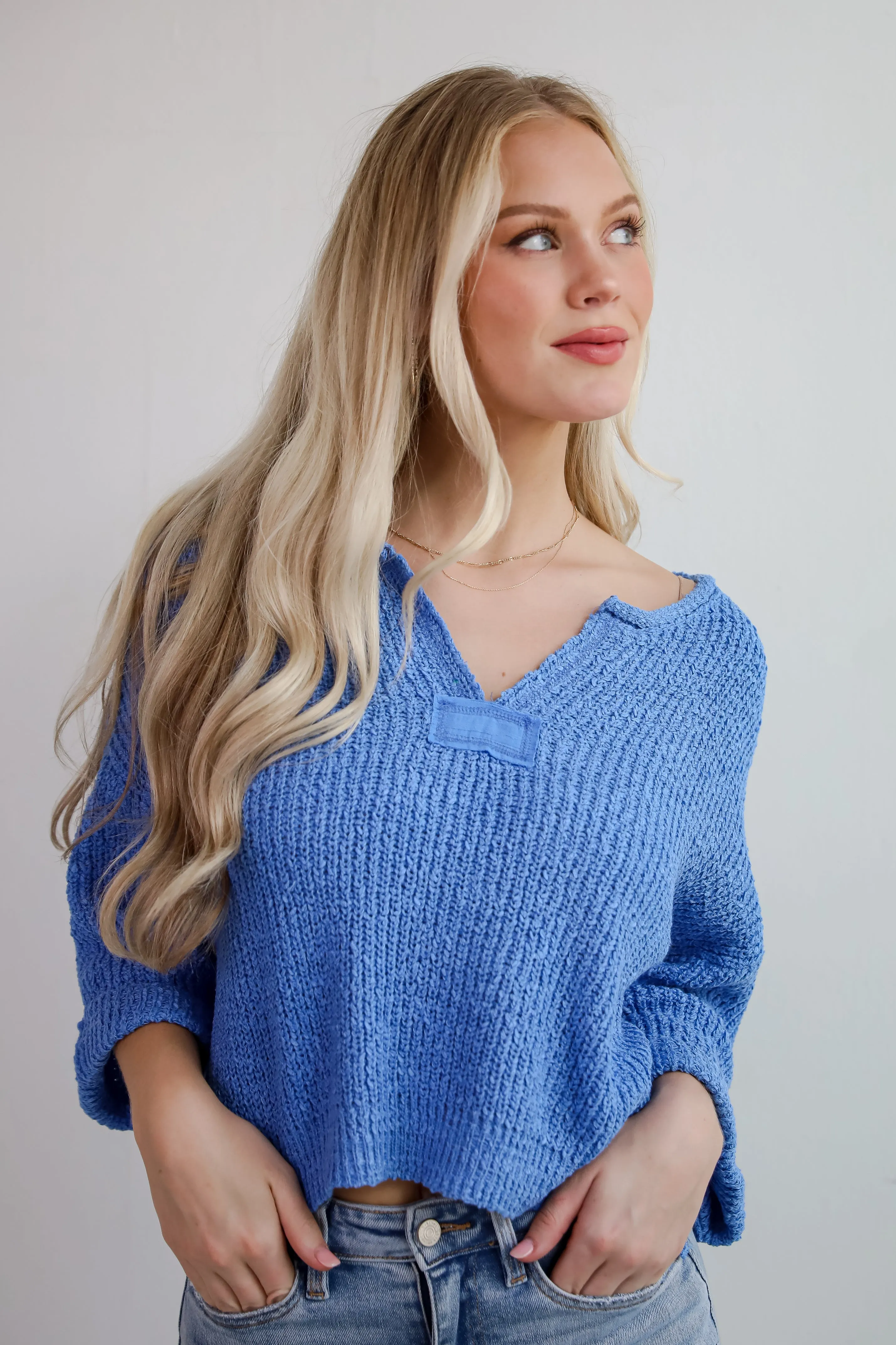 FINAL SALE - Cozy All Over Lightweight Knit Sweater