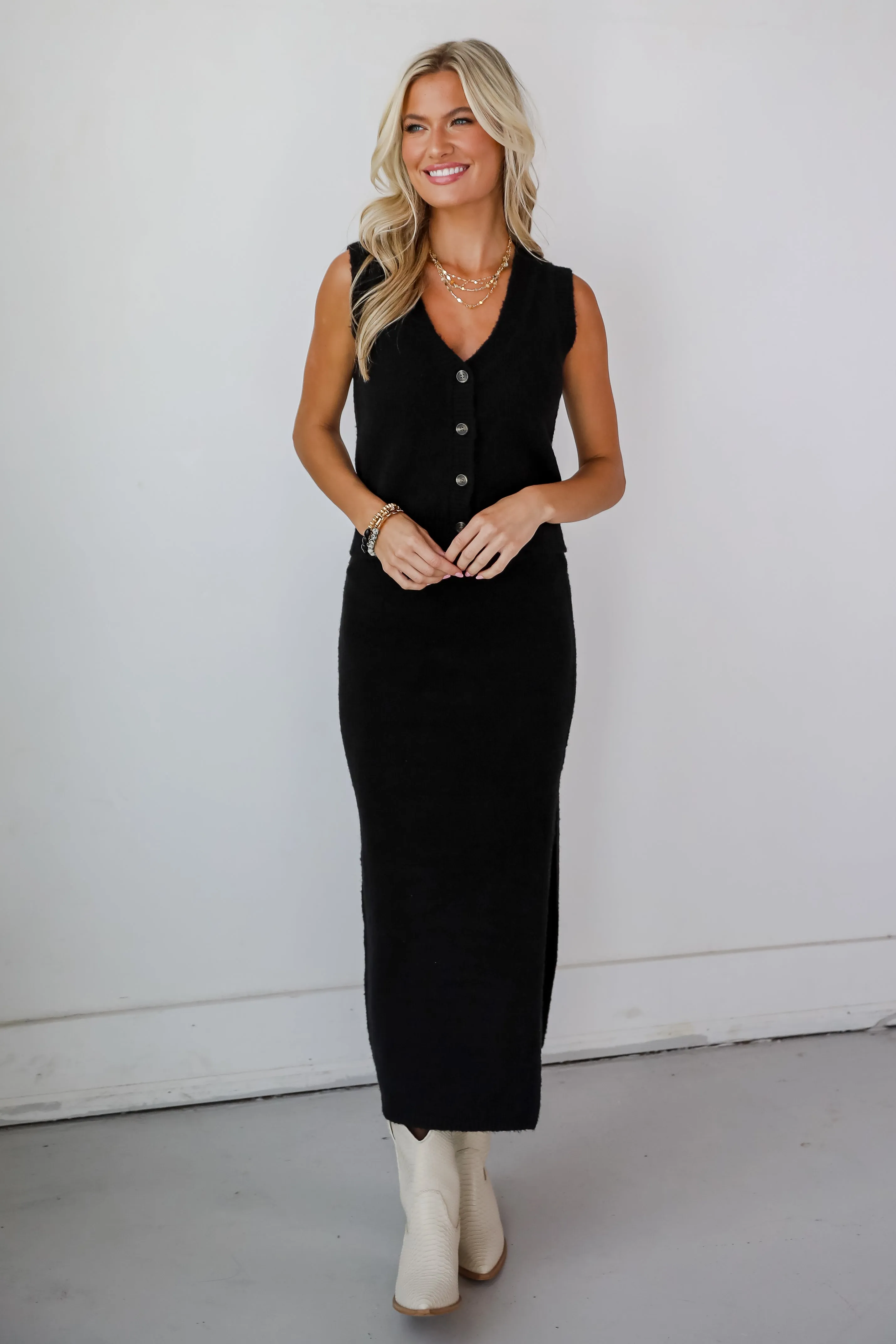 FINAL SALE - Cozy Choice Sweater Vest - DOORBUSTER