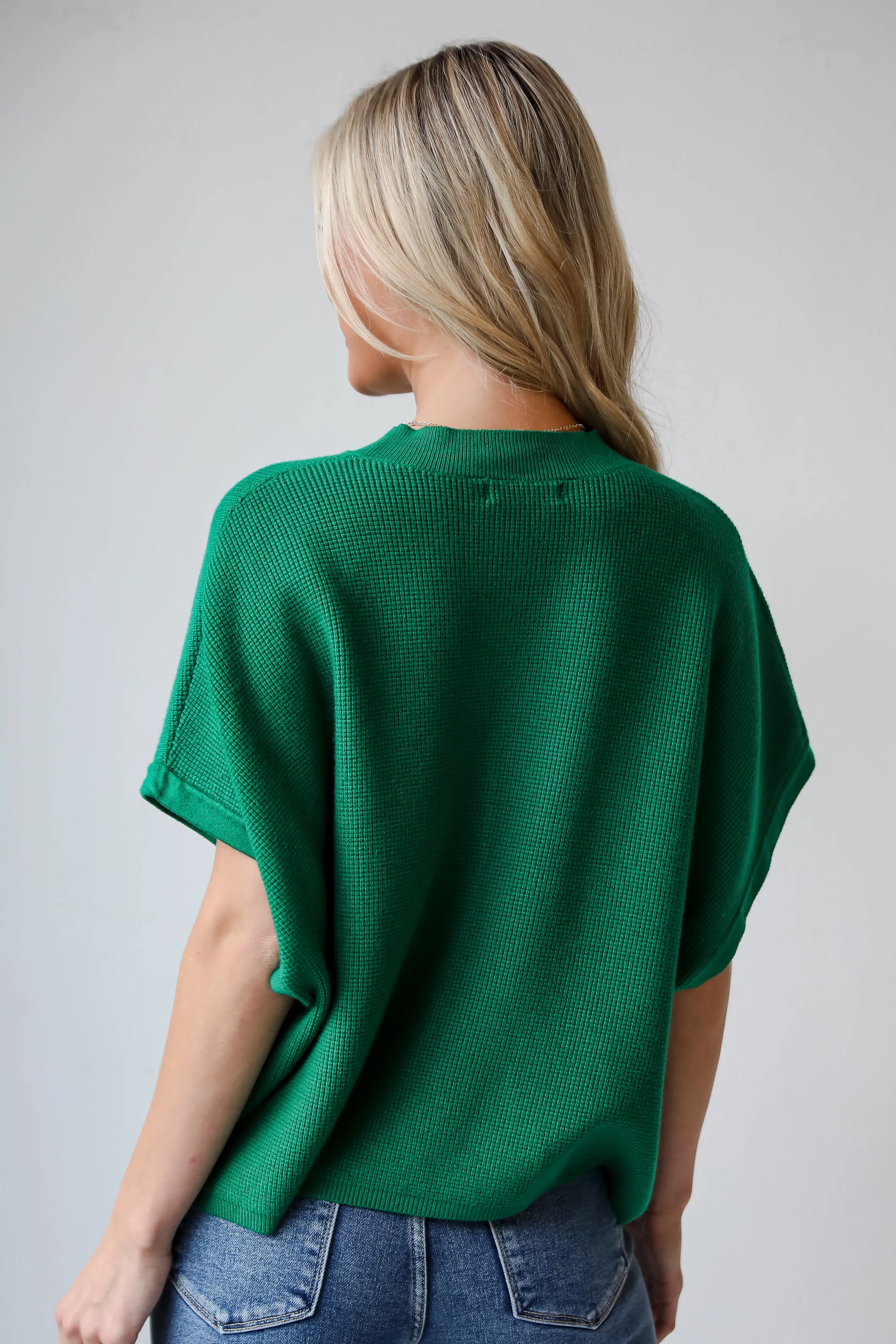 FINAL SALE - Easily My Favorite Kelly Green Sweater Top