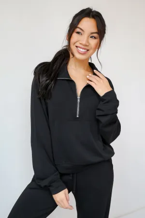 FINAL SALE - Essential Comfort Quarter Zip Pullover - DOORBUSTER