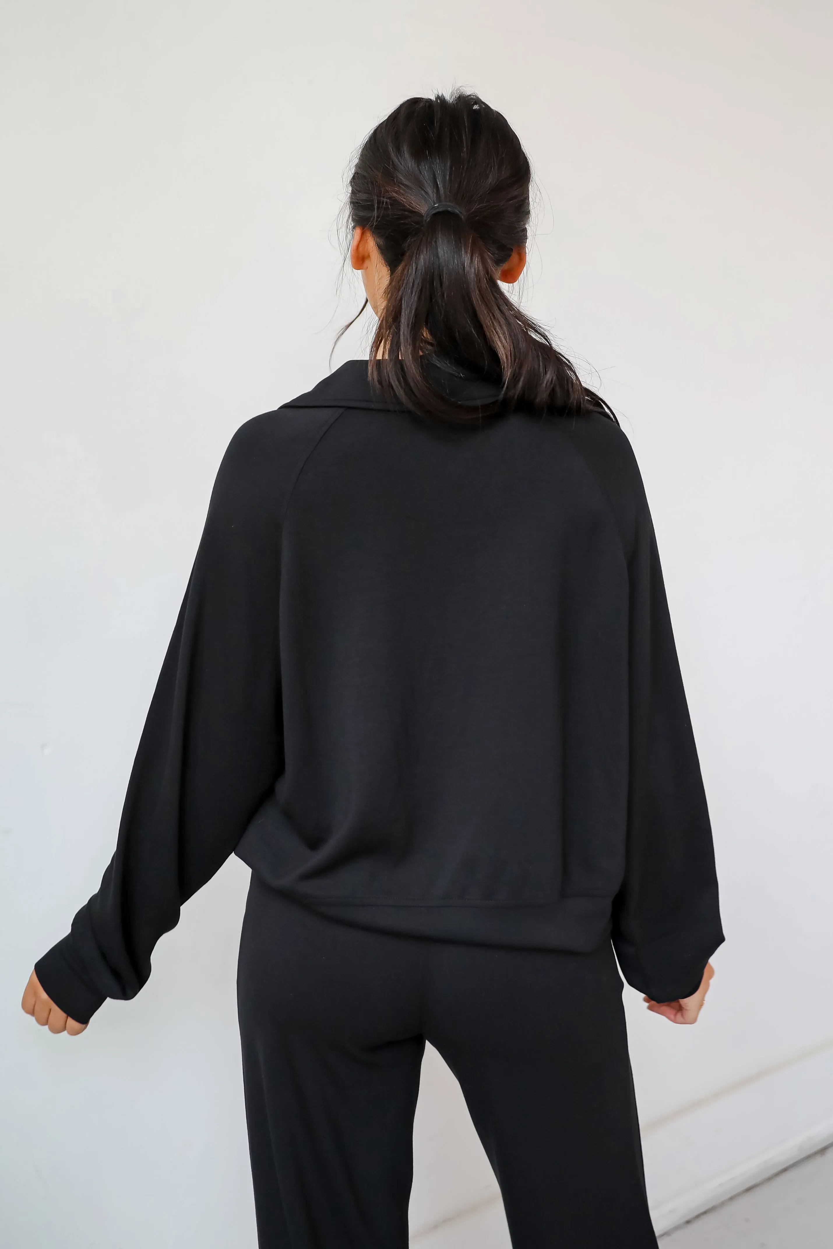 FINAL SALE - Essential Comfort Quarter Zip Pullover - DOORBUSTER