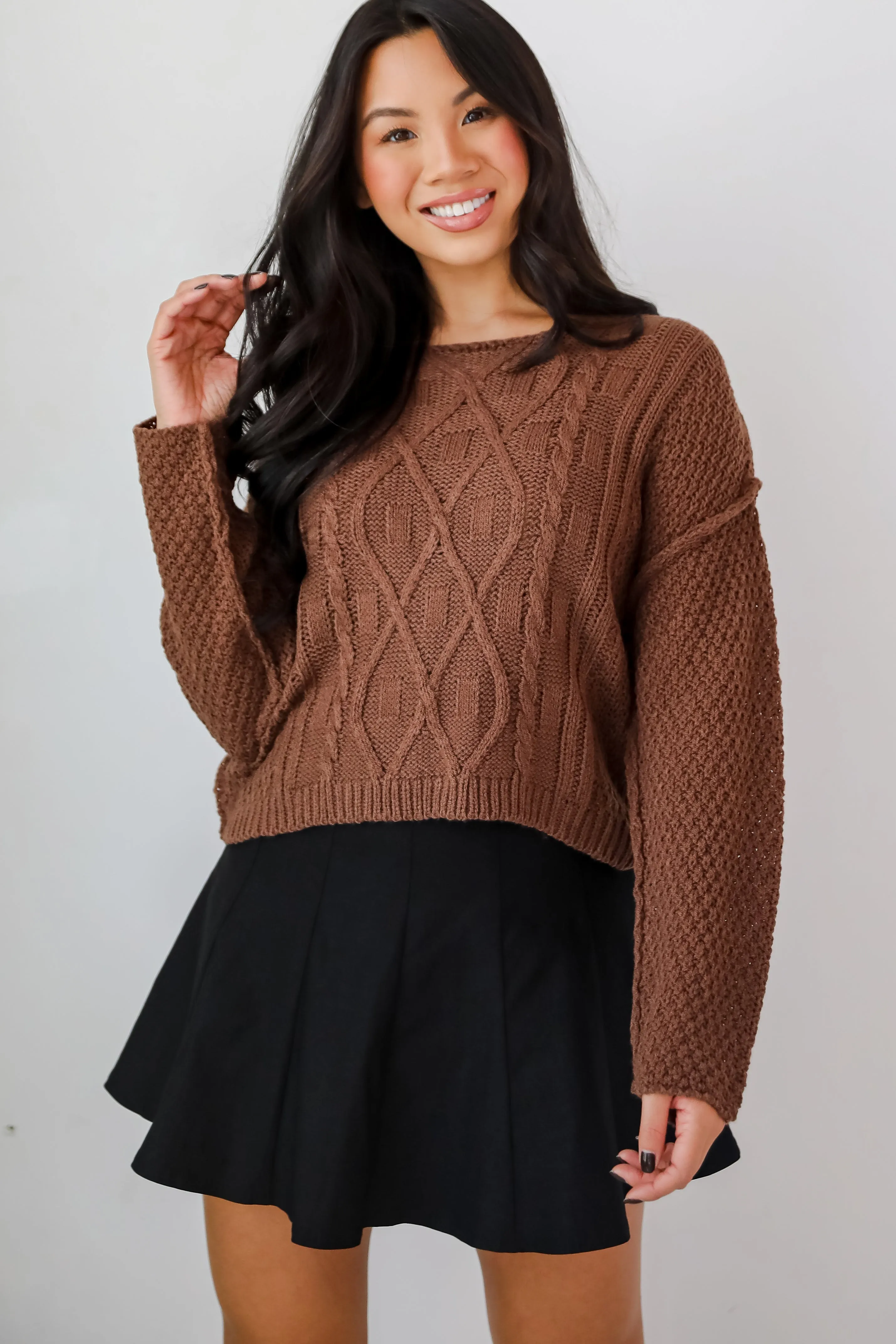 FINAL SALE - Exceptional Coziness Cable Knit Sweater