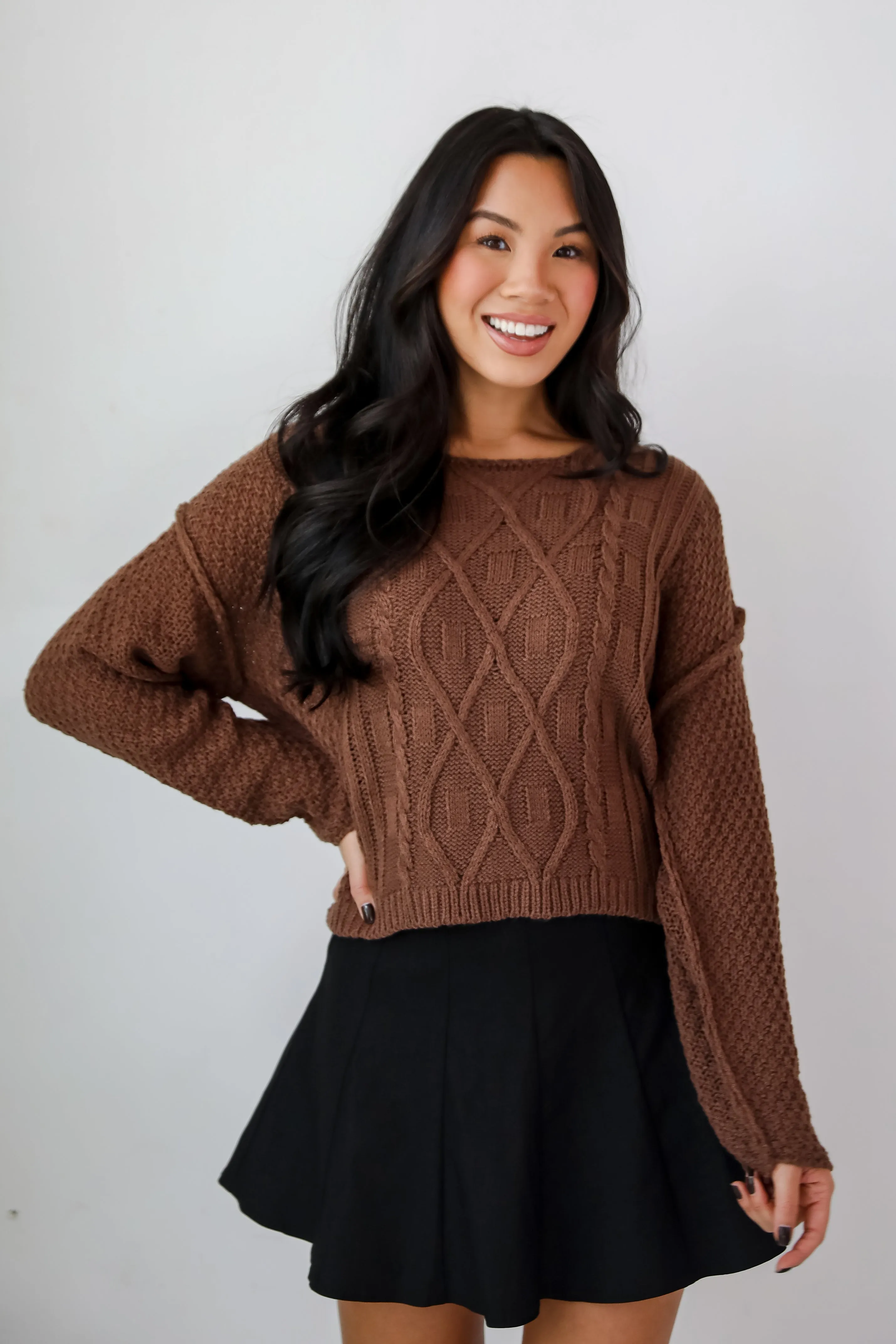 FINAL SALE - Exceptional Coziness Cable Knit Sweater