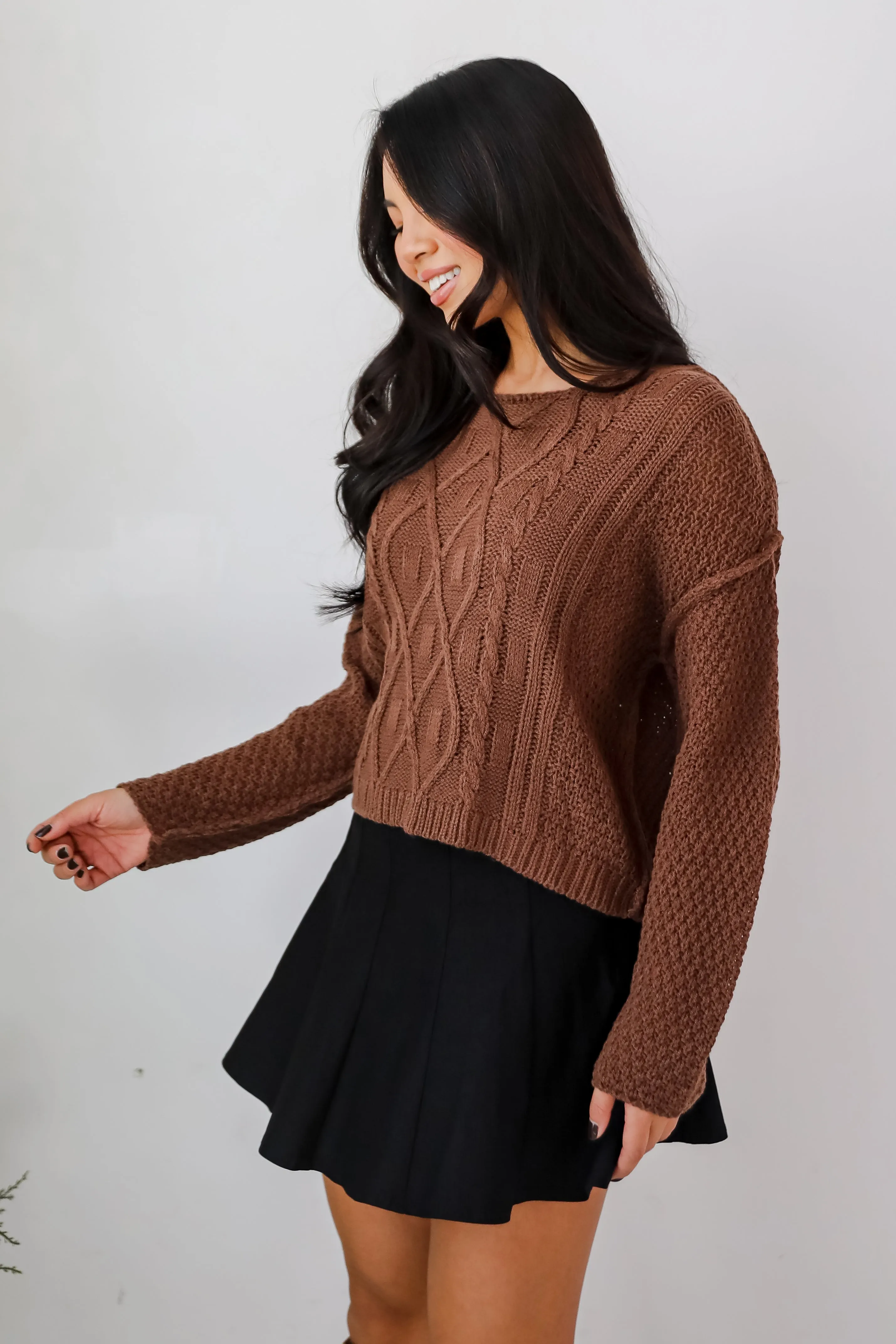 FINAL SALE - Exceptional Coziness Cable Knit Sweater