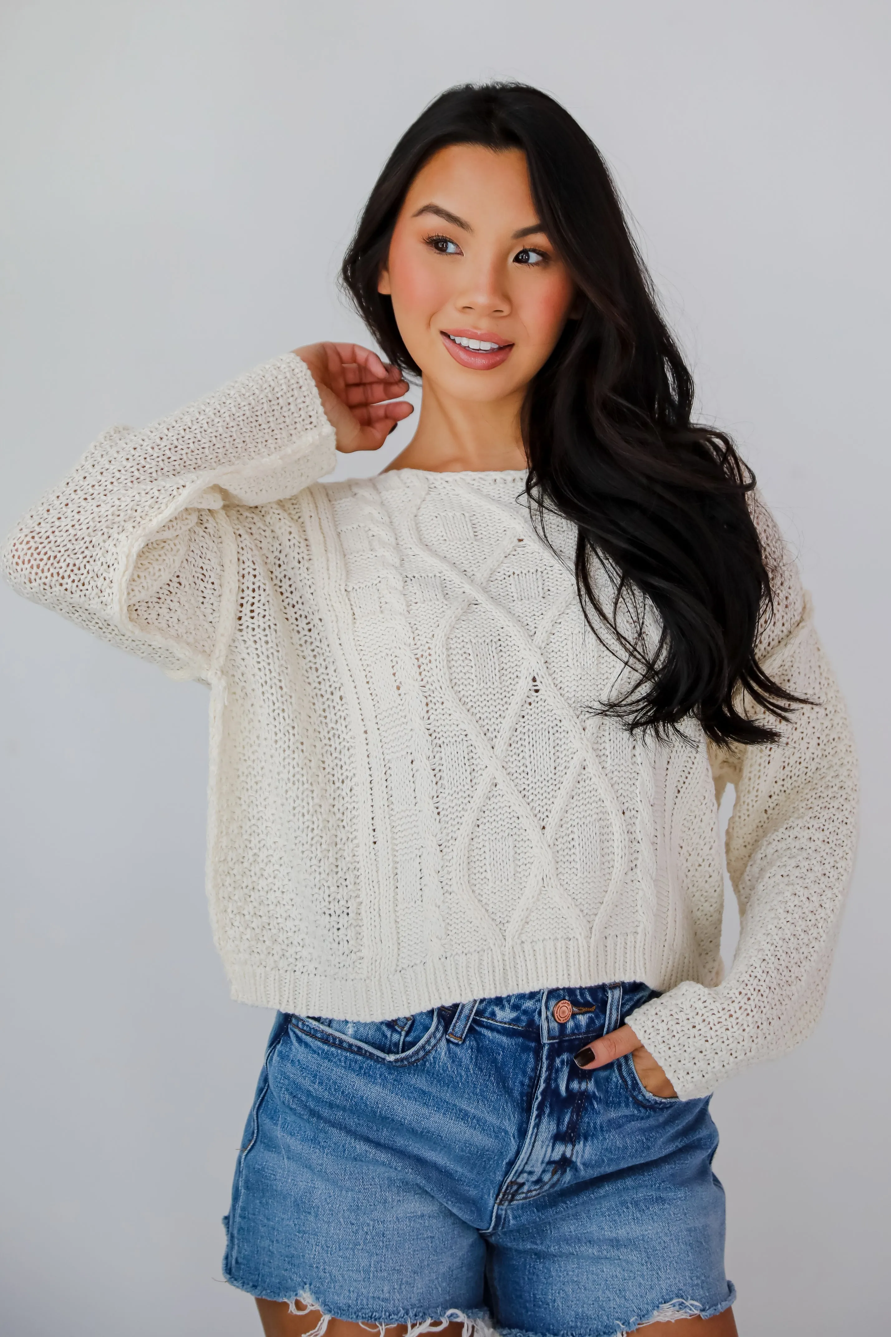 FINAL SALE - Exceptional Coziness Cable Knit Sweater