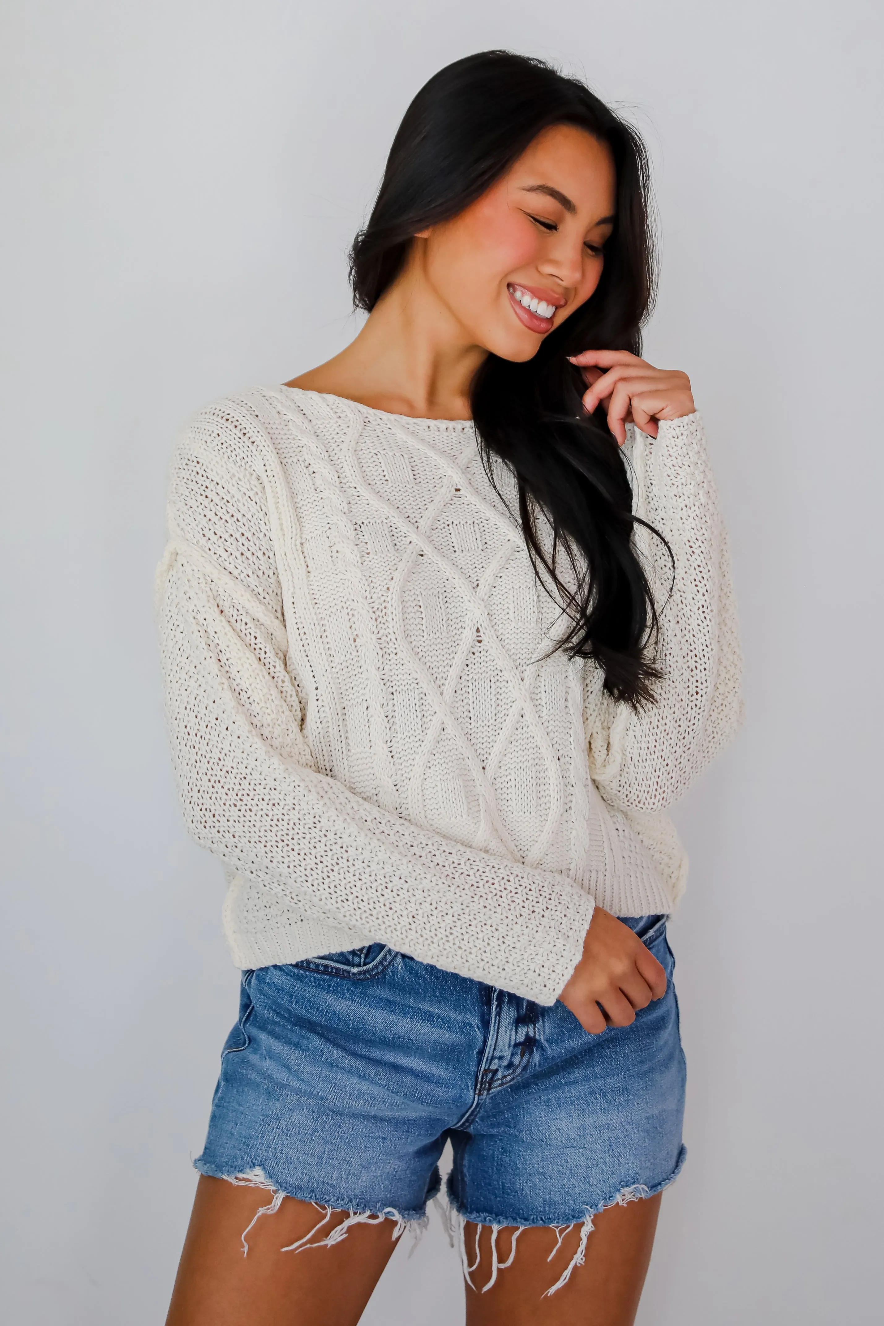 FINAL SALE - Exceptional Coziness Cable Knit Sweater