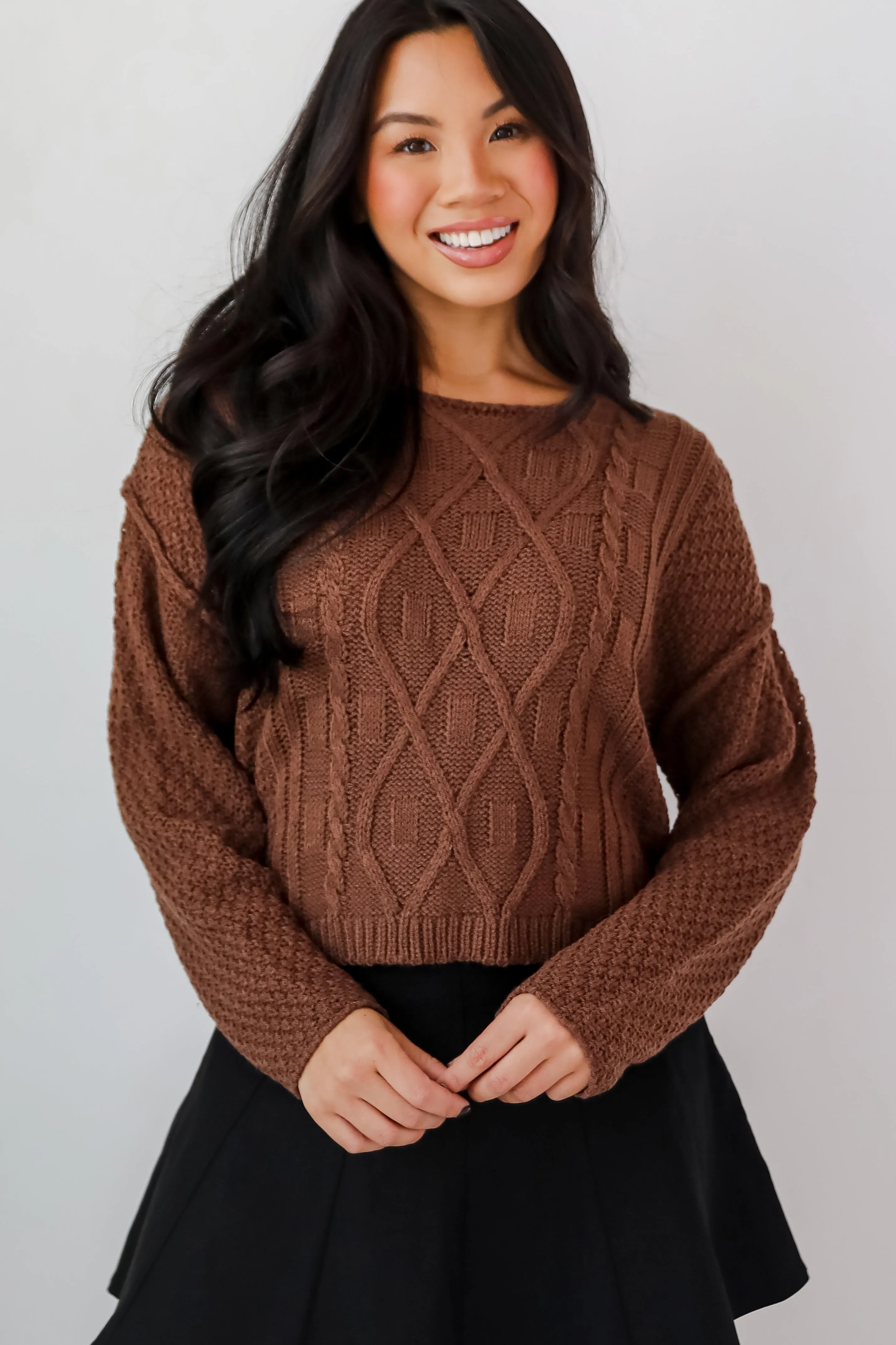 FINAL SALE - Exceptional Coziness Cable Knit Sweater