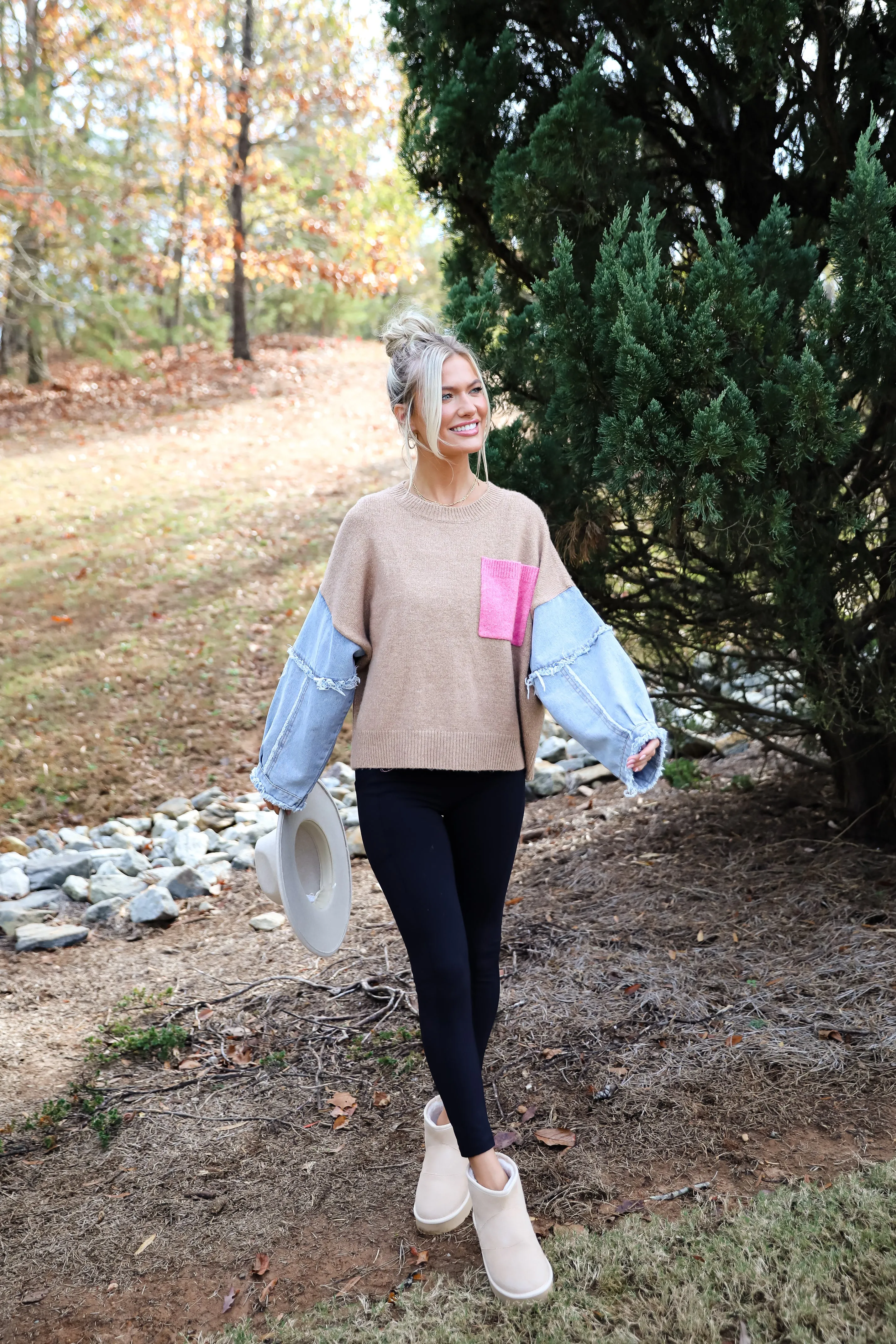 FINAL SALE - Exceptional Status Contrast Color Block Sweater