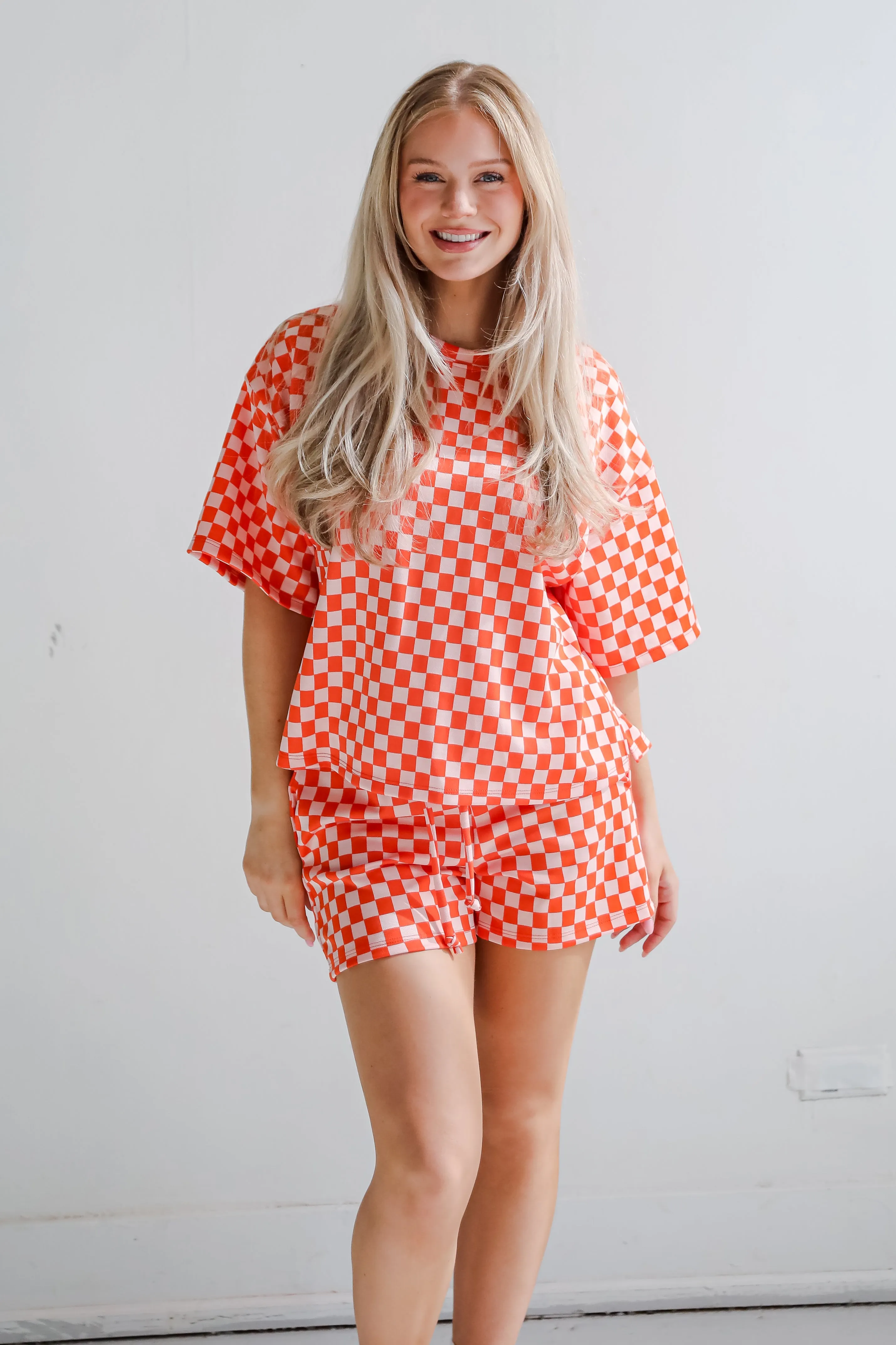FINAL SALE - Give It All You've Got Checkered Top