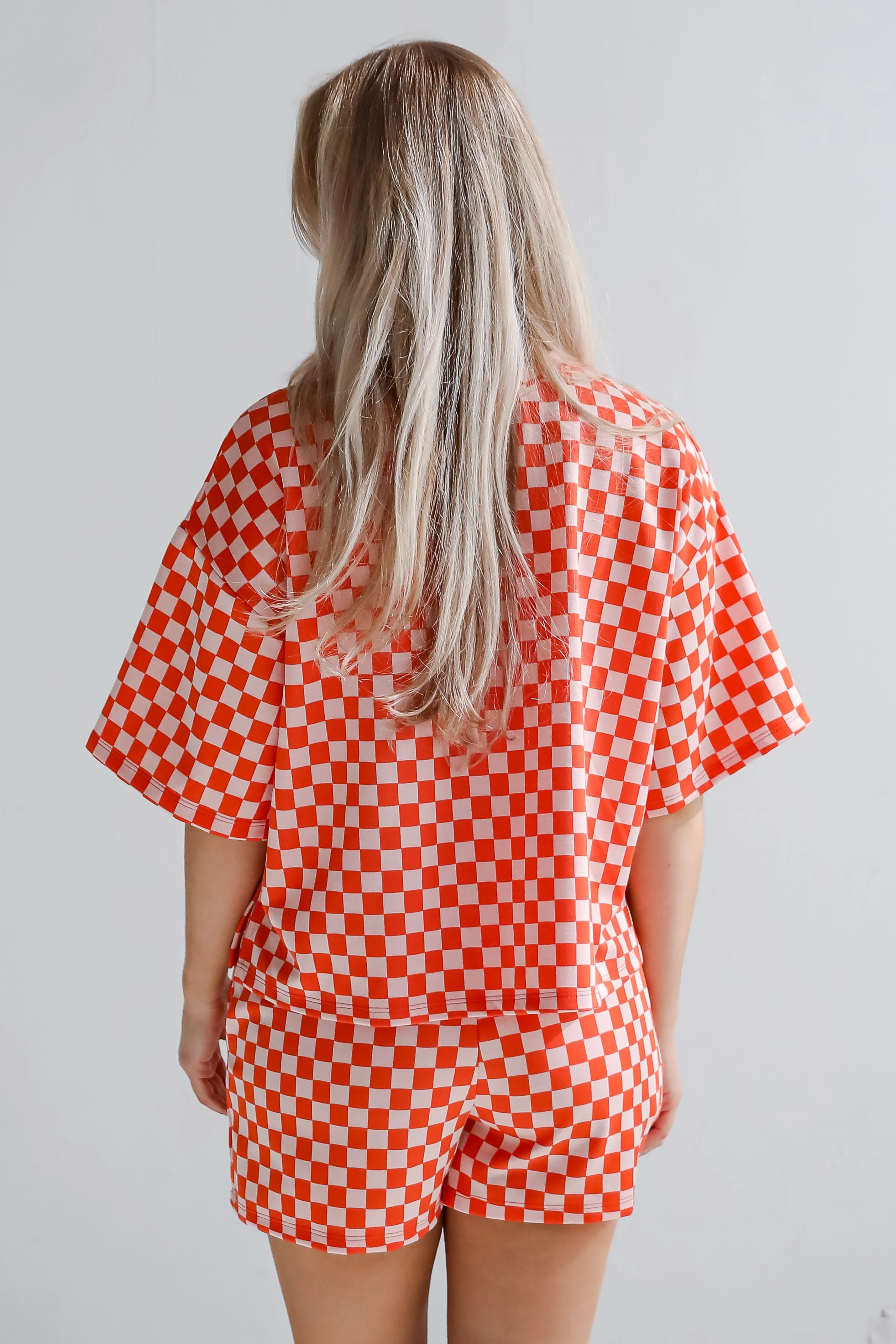 FINAL SALE - Give It All You've Got Checkered Top