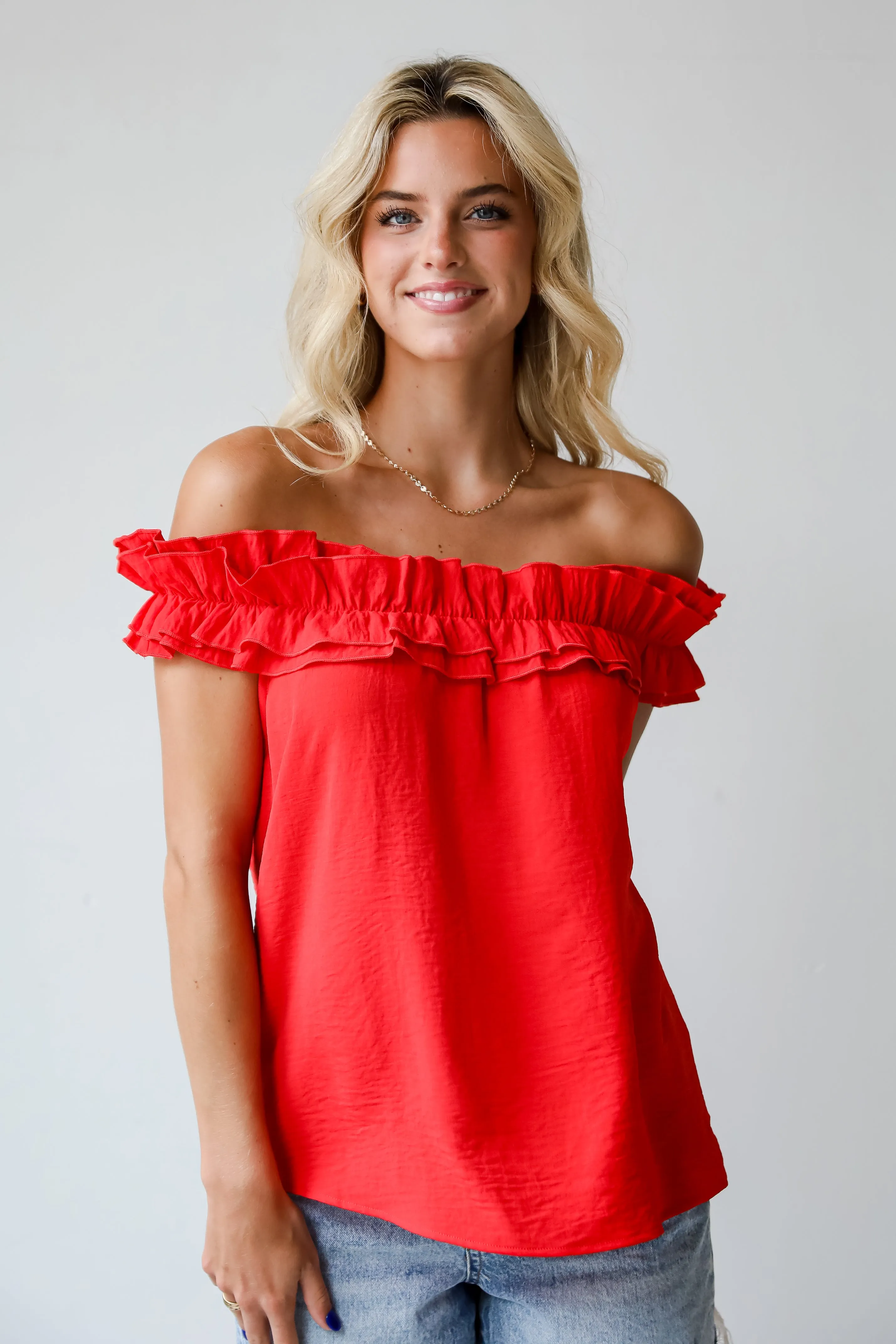 FINAL SALE - Iconic Bliss Ruffle Tank
