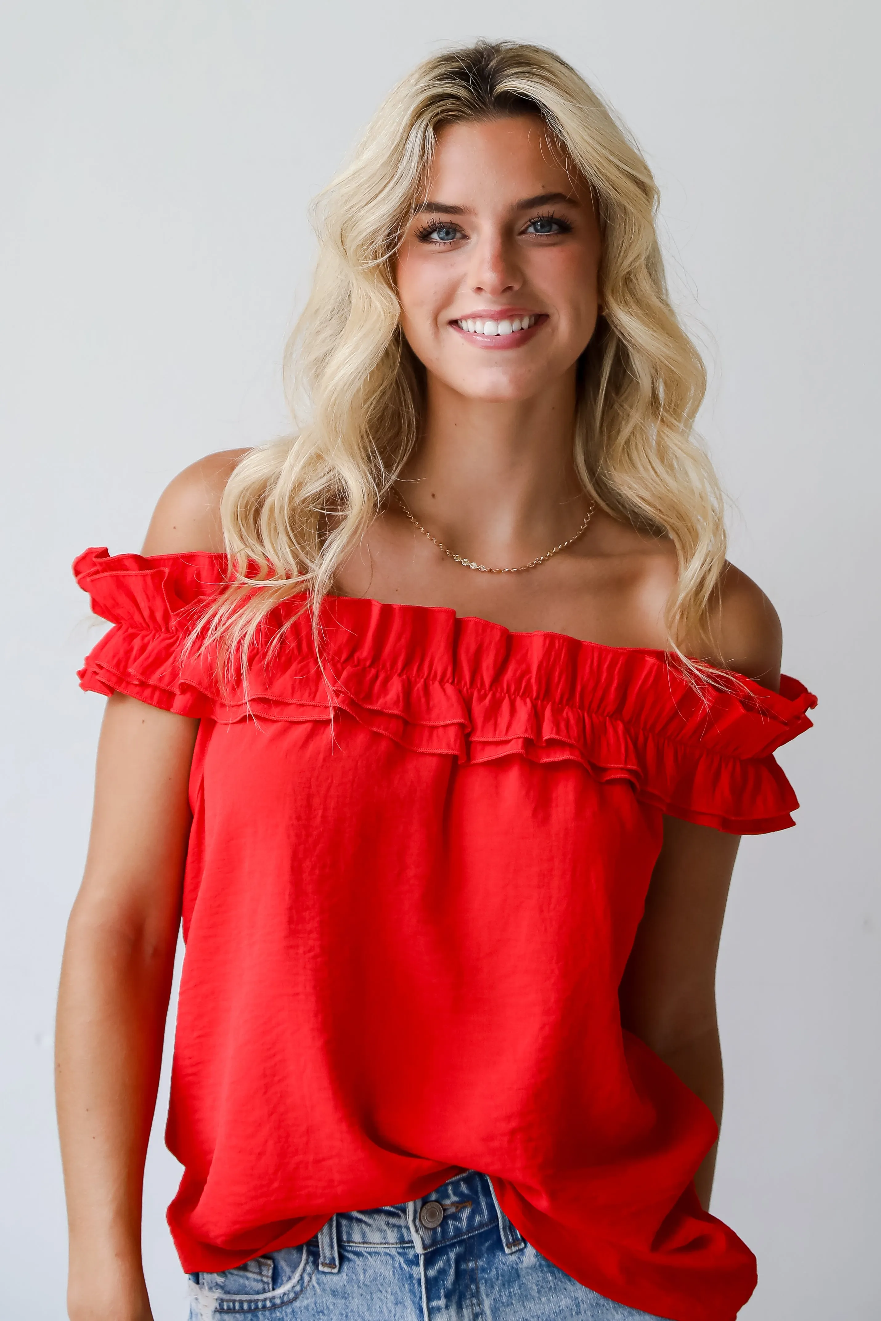 FINAL SALE - Iconic Bliss Ruffle Tank