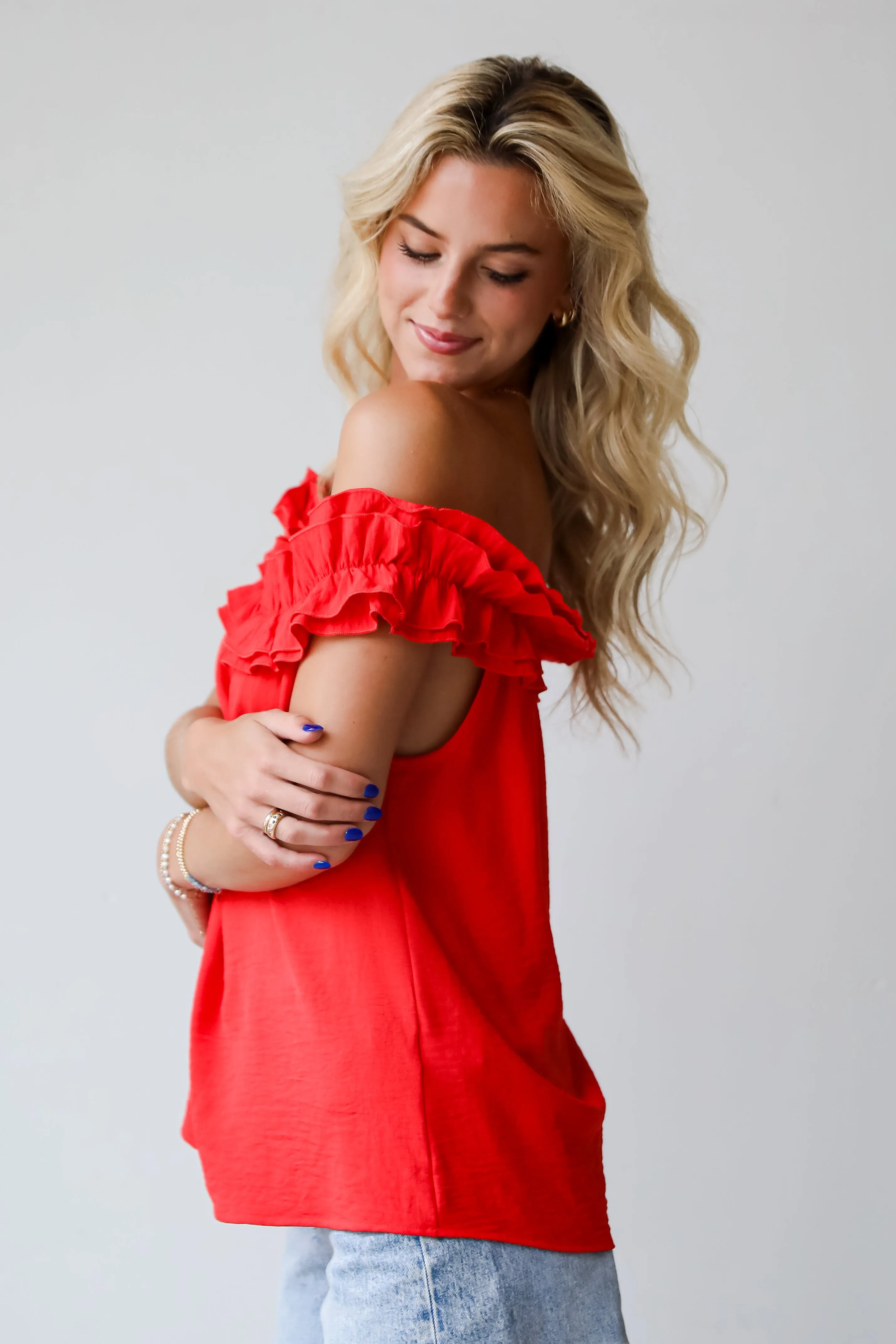 FINAL SALE - Iconic Bliss Ruffle Tank