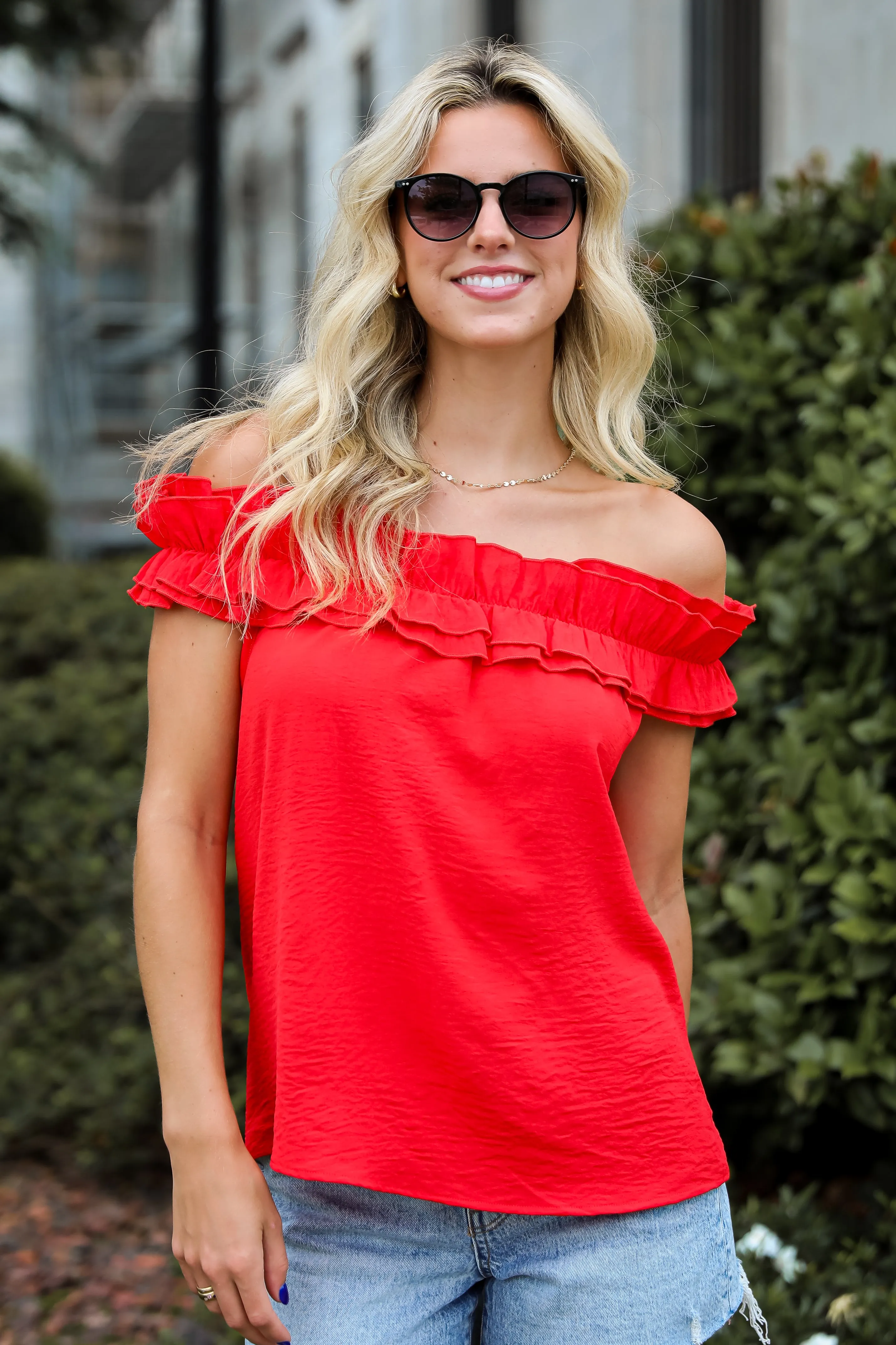 FINAL SALE - Iconic Bliss Ruffle Tank