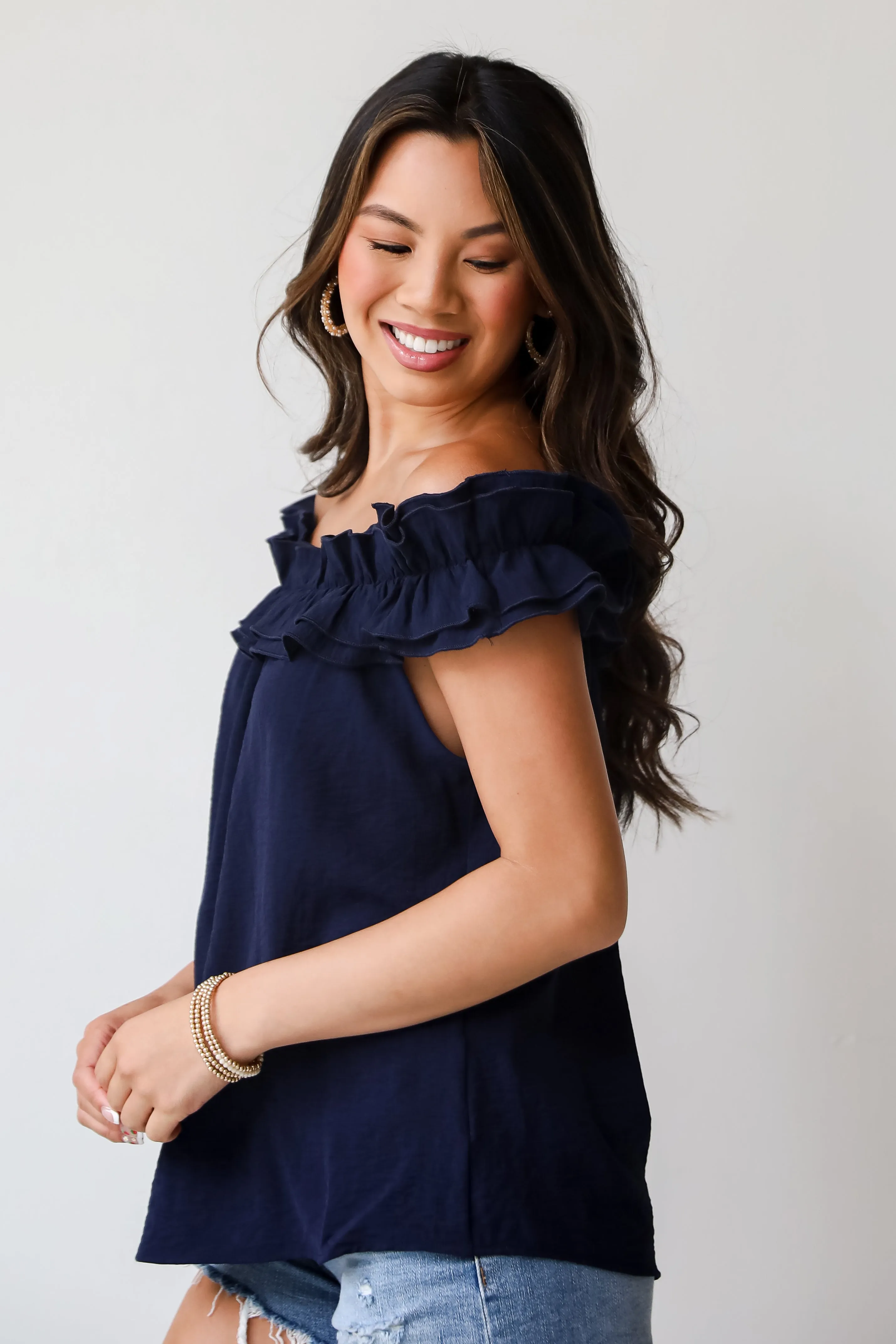 FINAL SALE - Iconic Bliss Ruffle Tank