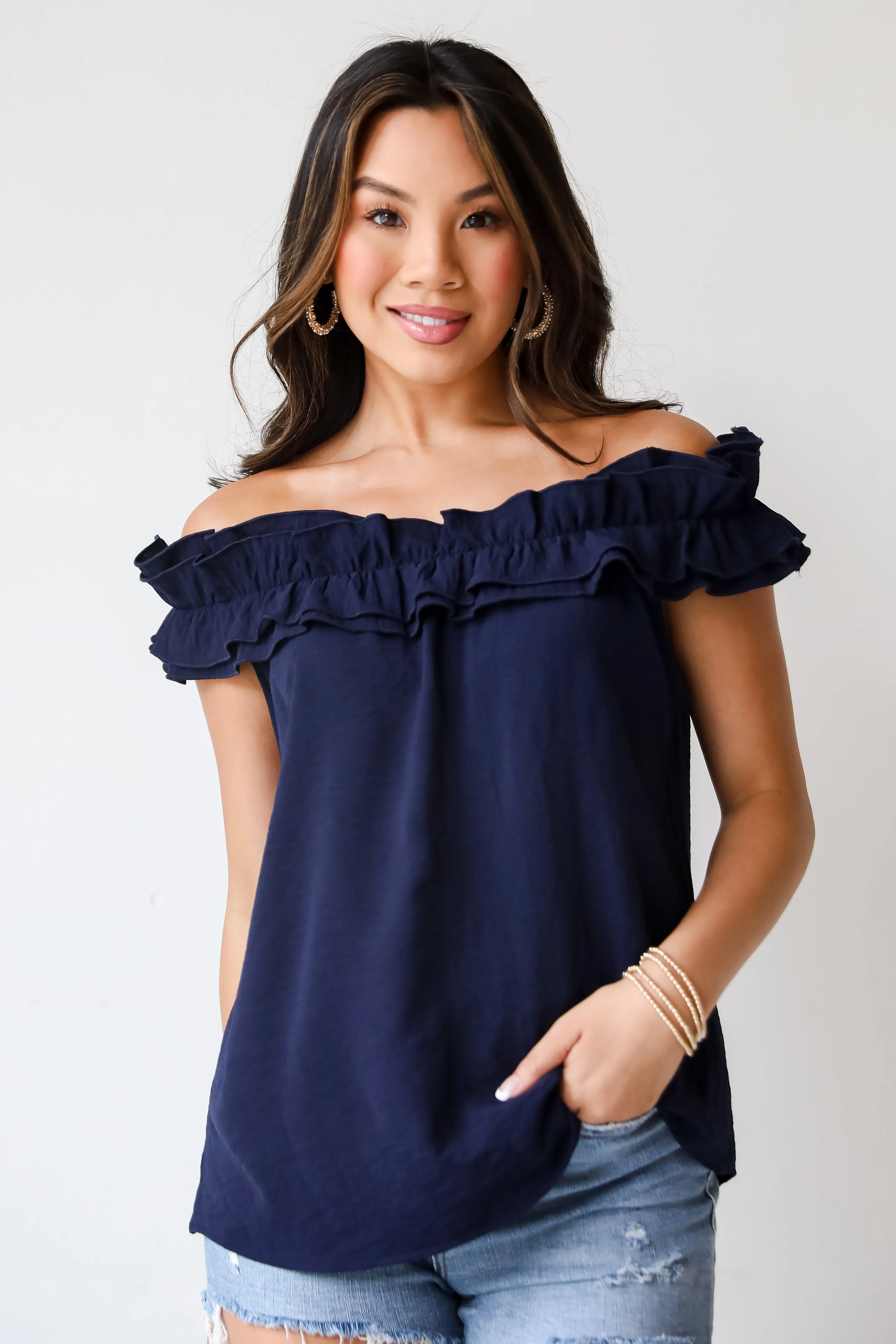 FINAL SALE - Iconic Bliss Ruffle Tank