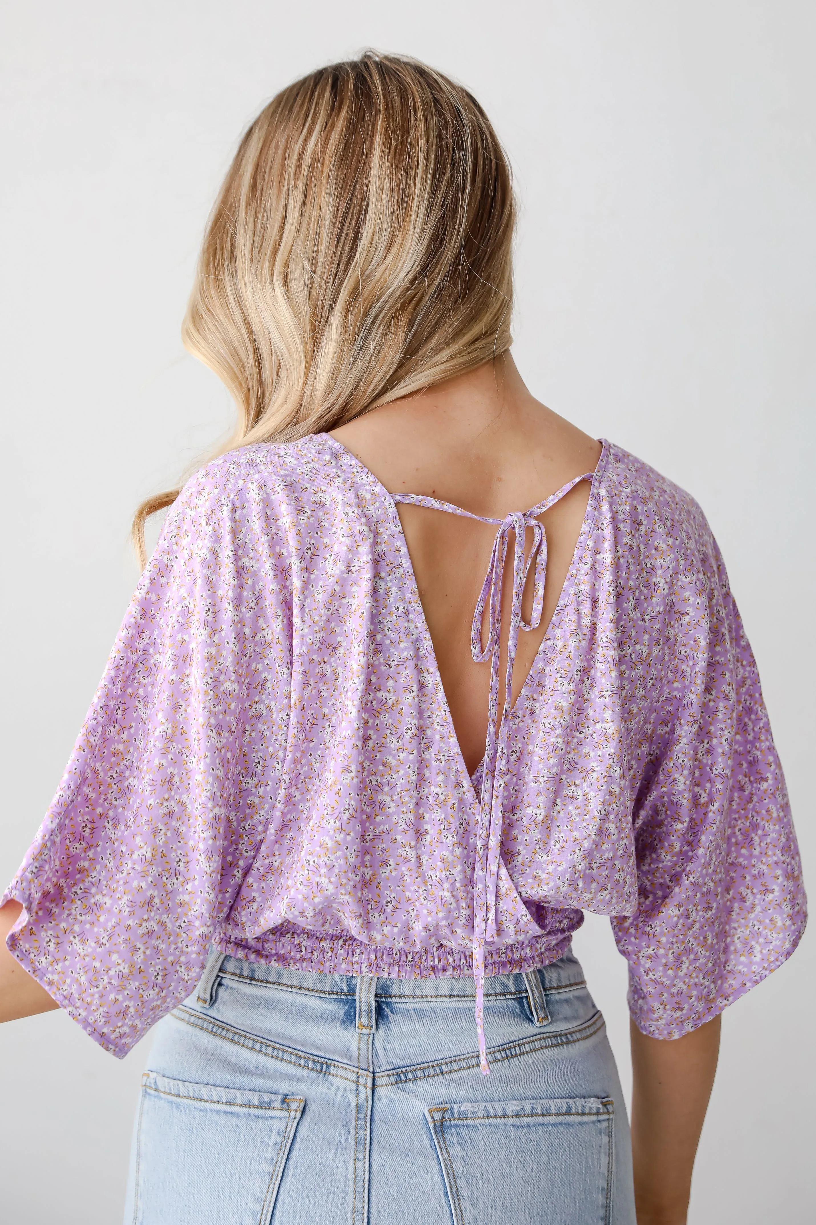 FINAL SALE - Ideal Perfection Lavender Floral Blouse