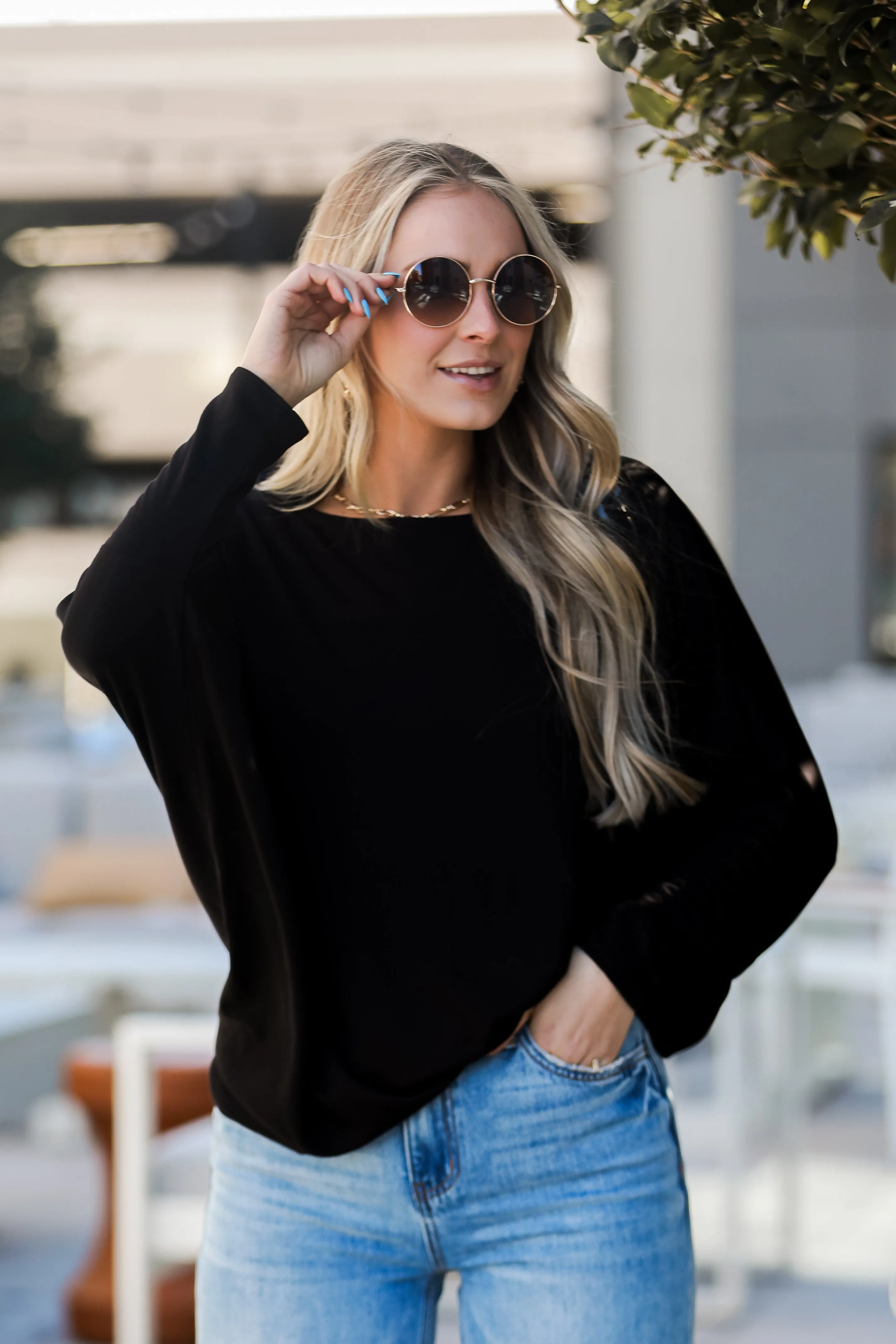FINAL SALE - Jessica Oversized Top - DU DEAL