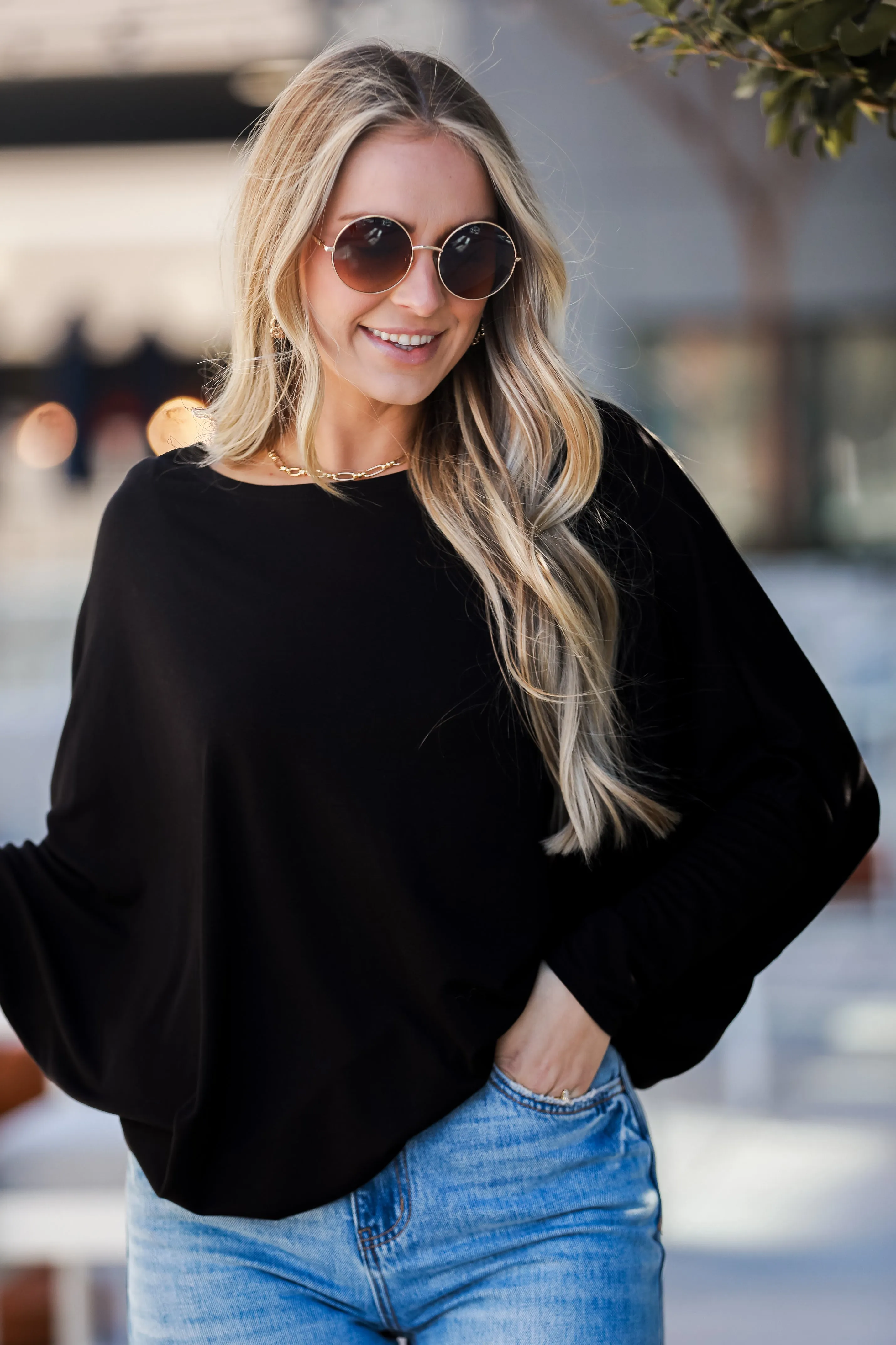 FINAL SALE - Jessica Oversized Top - DU DEAL