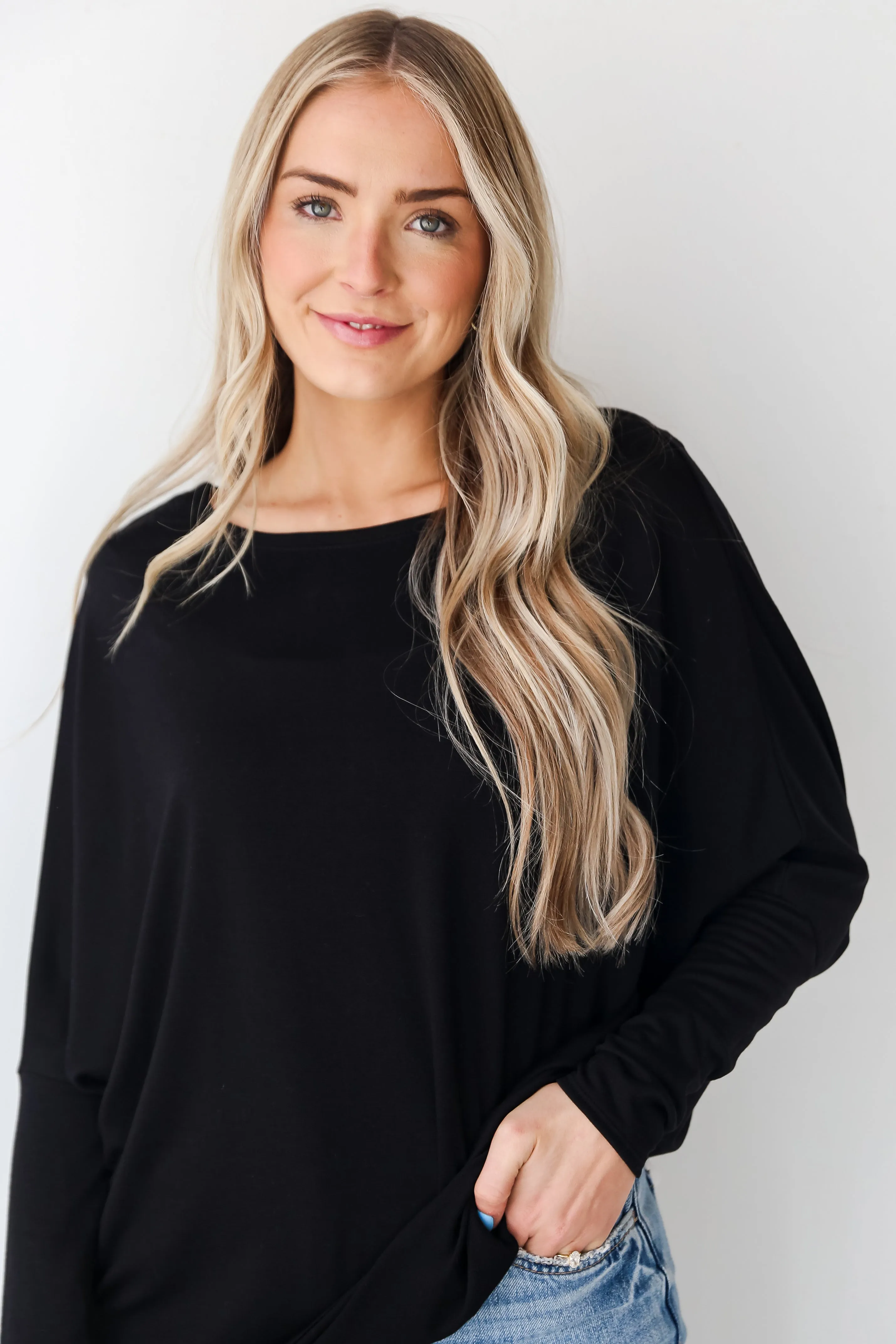 FINAL SALE - Jessica Oversized Top - DU DEAL