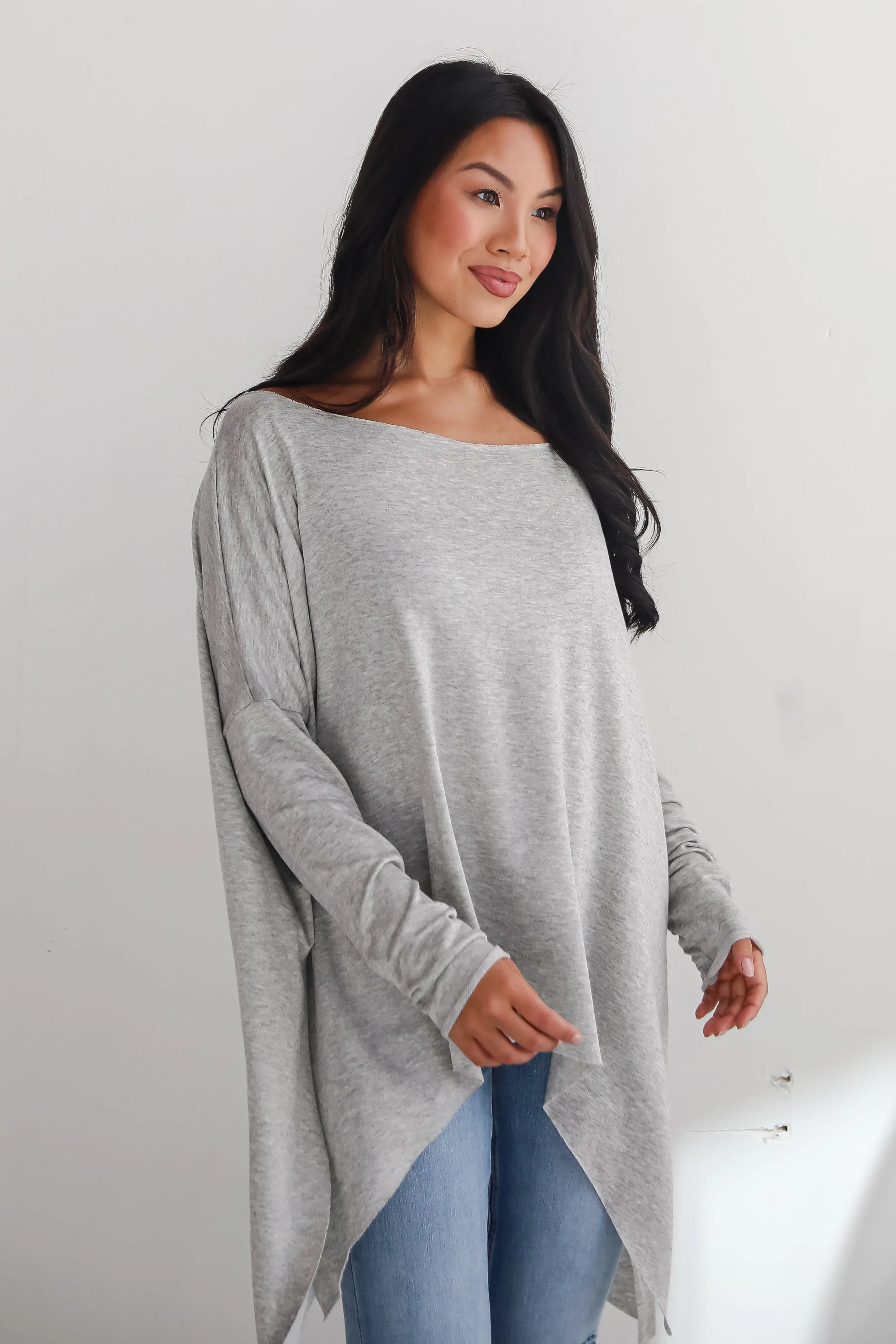 FINAL SALE - Juliette Oversized Top - DU DEAL
