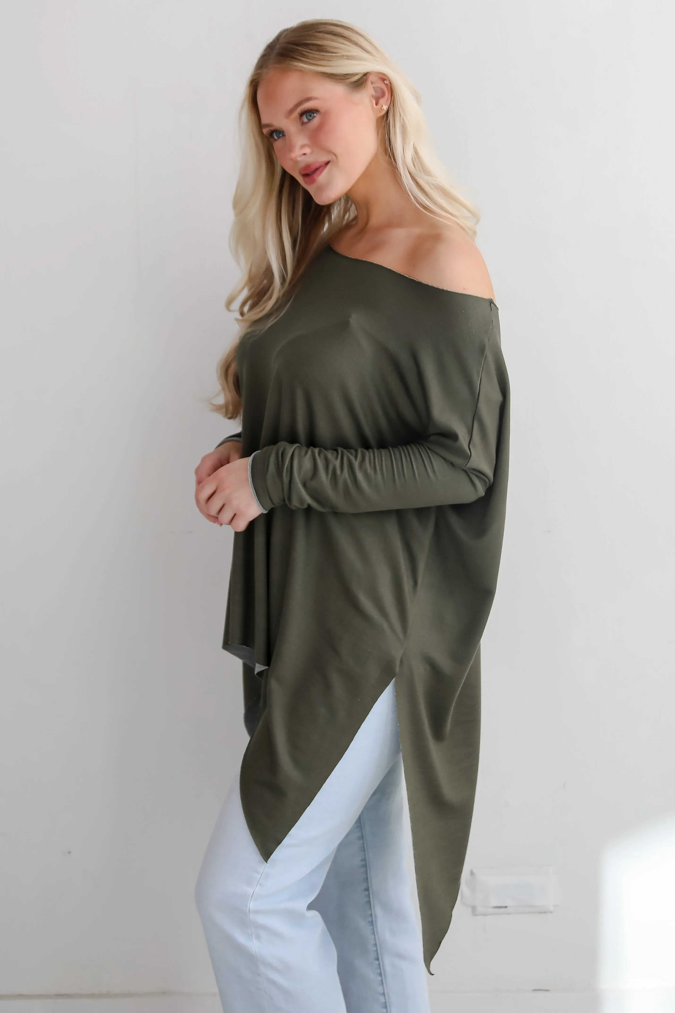 FINAL SALE - Juliette Oversized Top - DU DEAL
