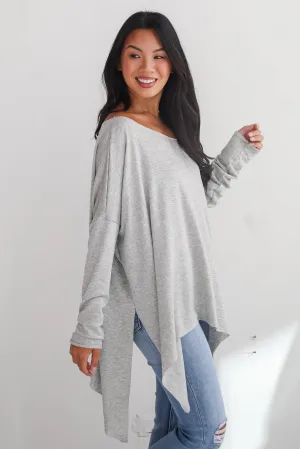 FINAL SALE - Juliette Oversized Top - DU DEAL