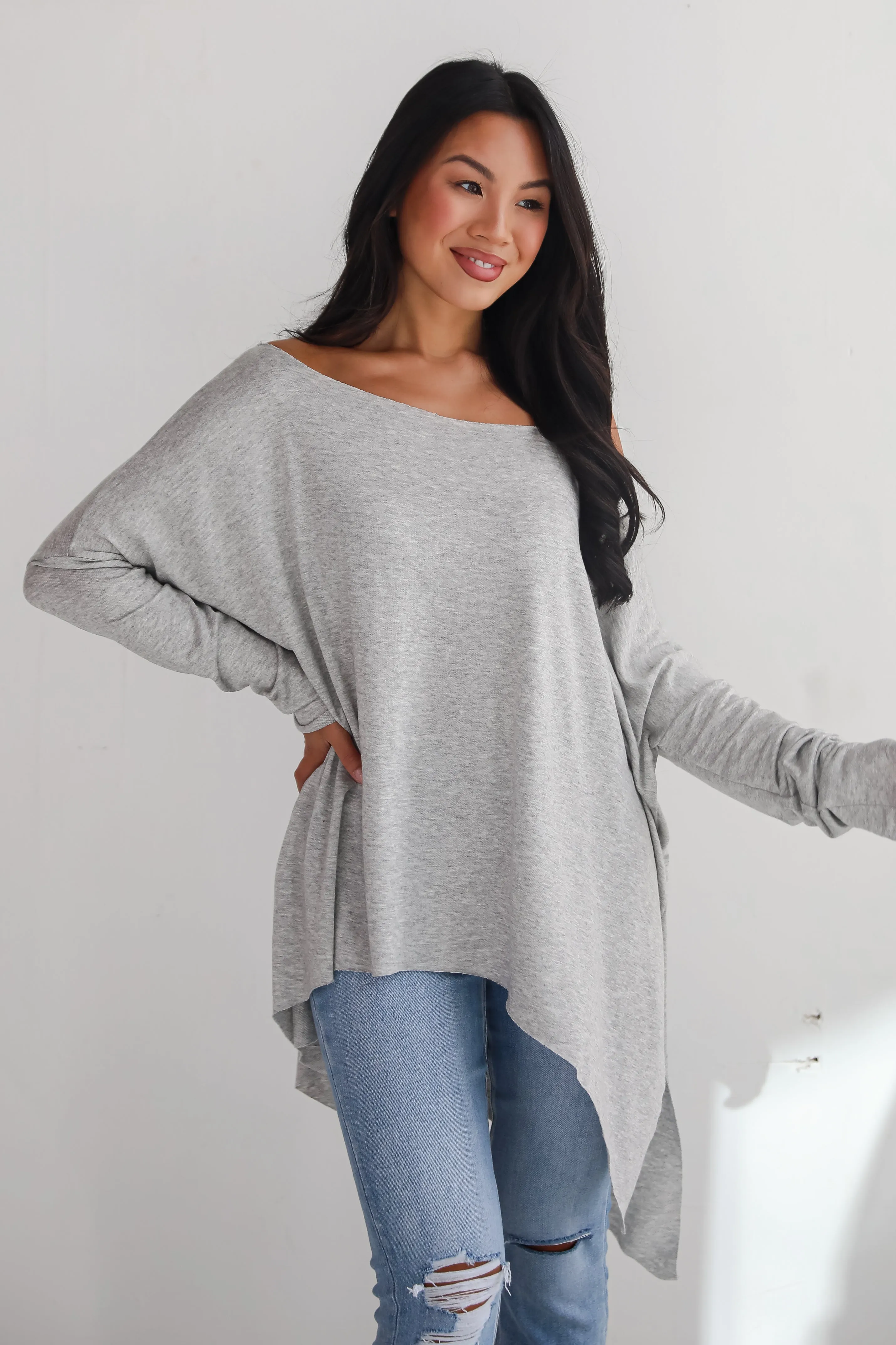FINAL SALE - Juliette Oversized Top - DU DEAL