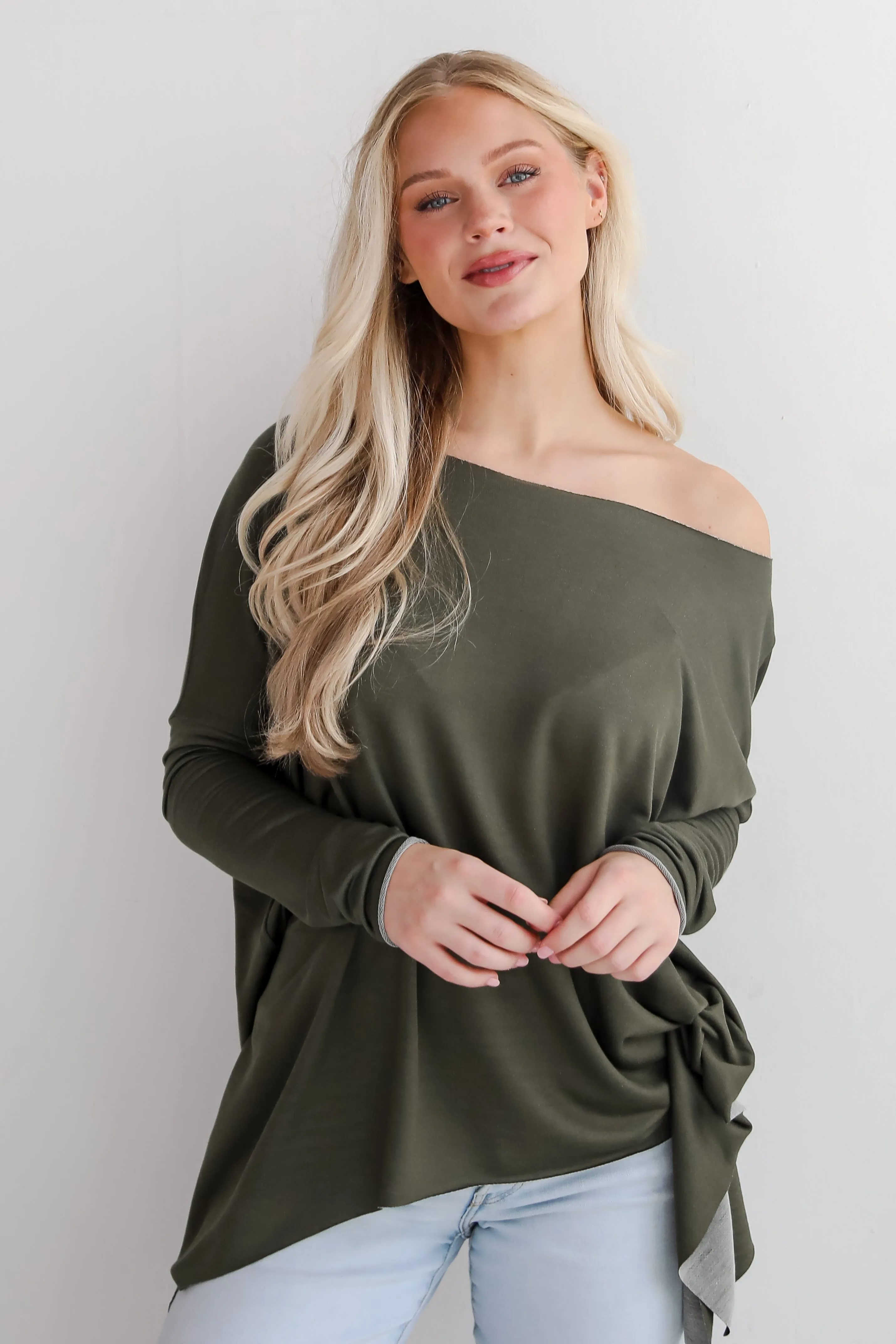 FINAL SALE - Juliette Oversized Top - DU DEAL