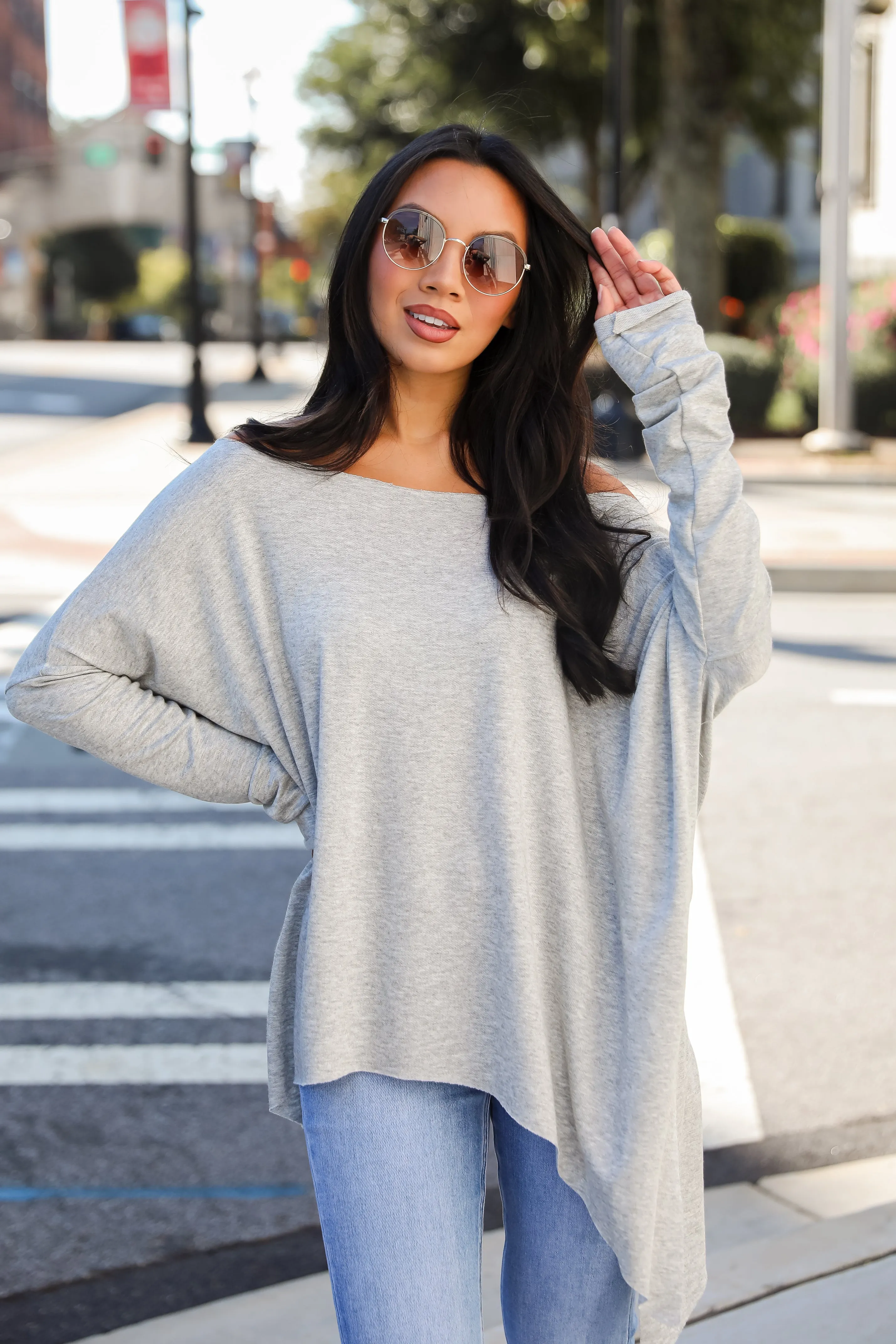 FINAL SALE - Juliette Oversized Top - DU DEAL