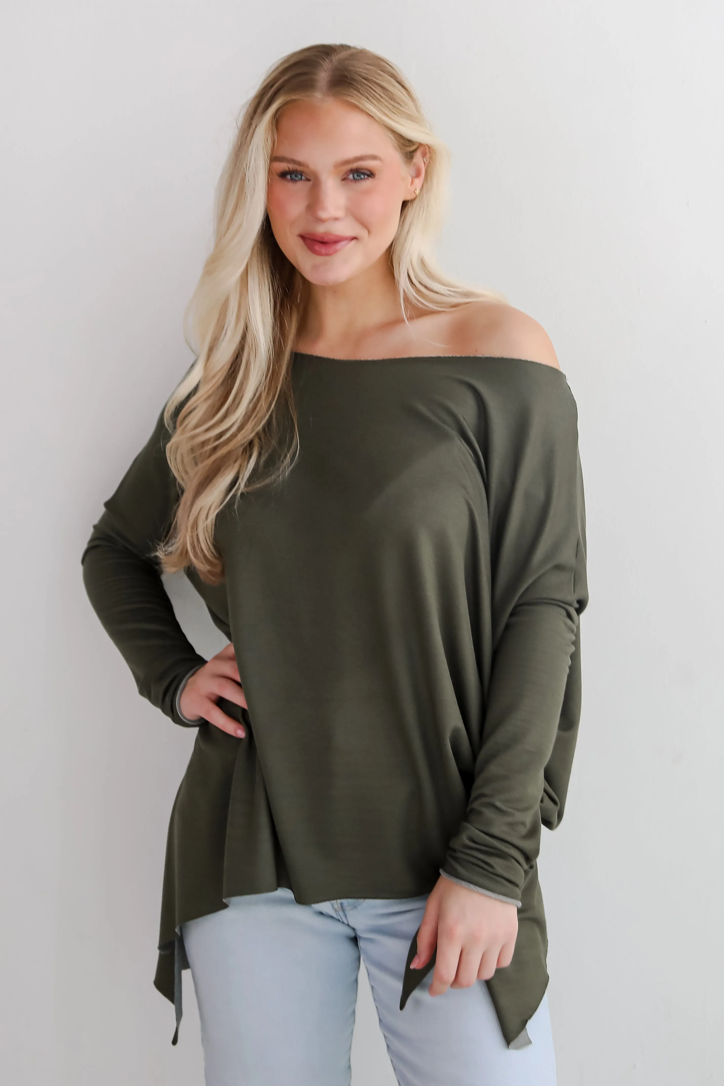 FINAL SALE - Juliette Oversized Top - DU DEAL