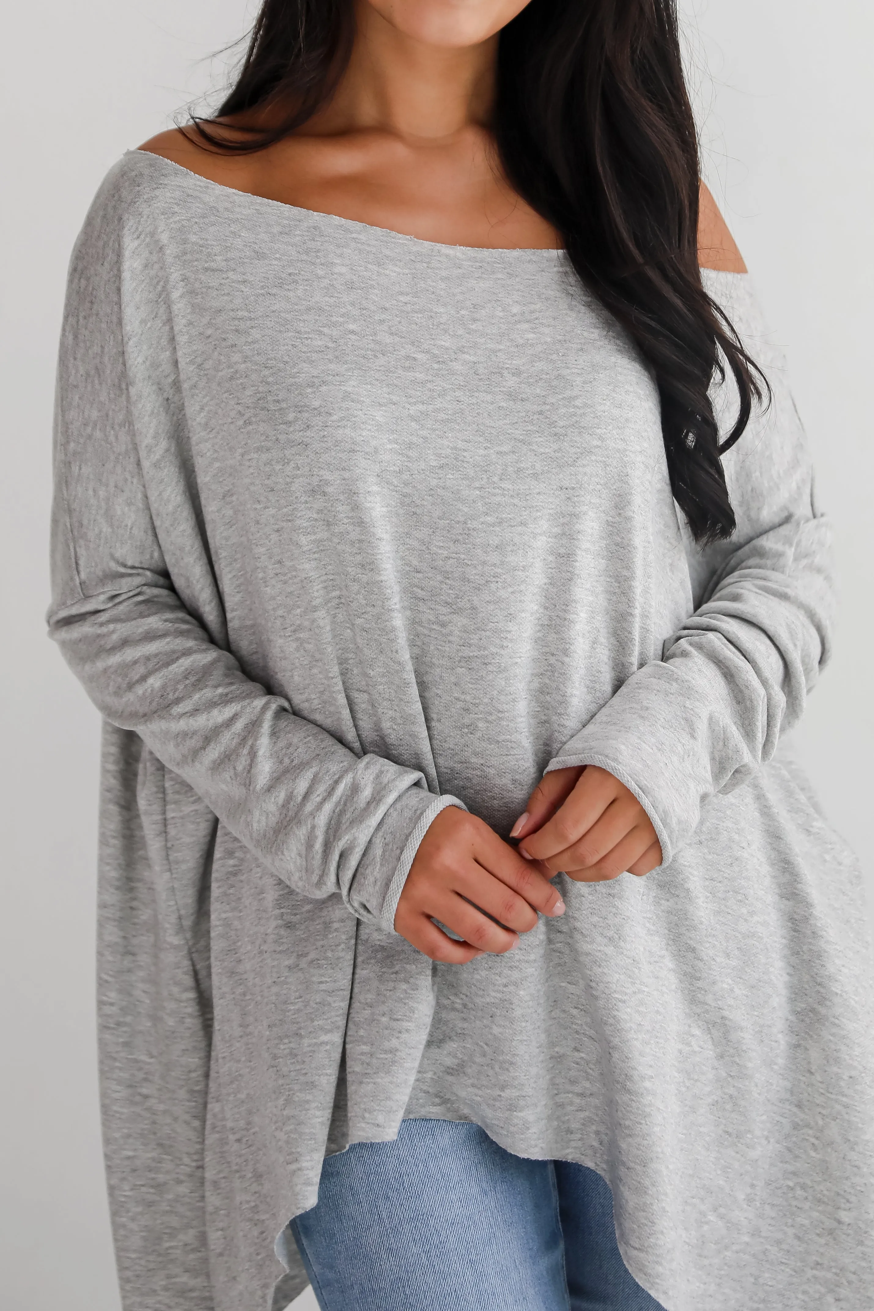 FINAL SALE - Juliette Oversized Top - DU DEAL