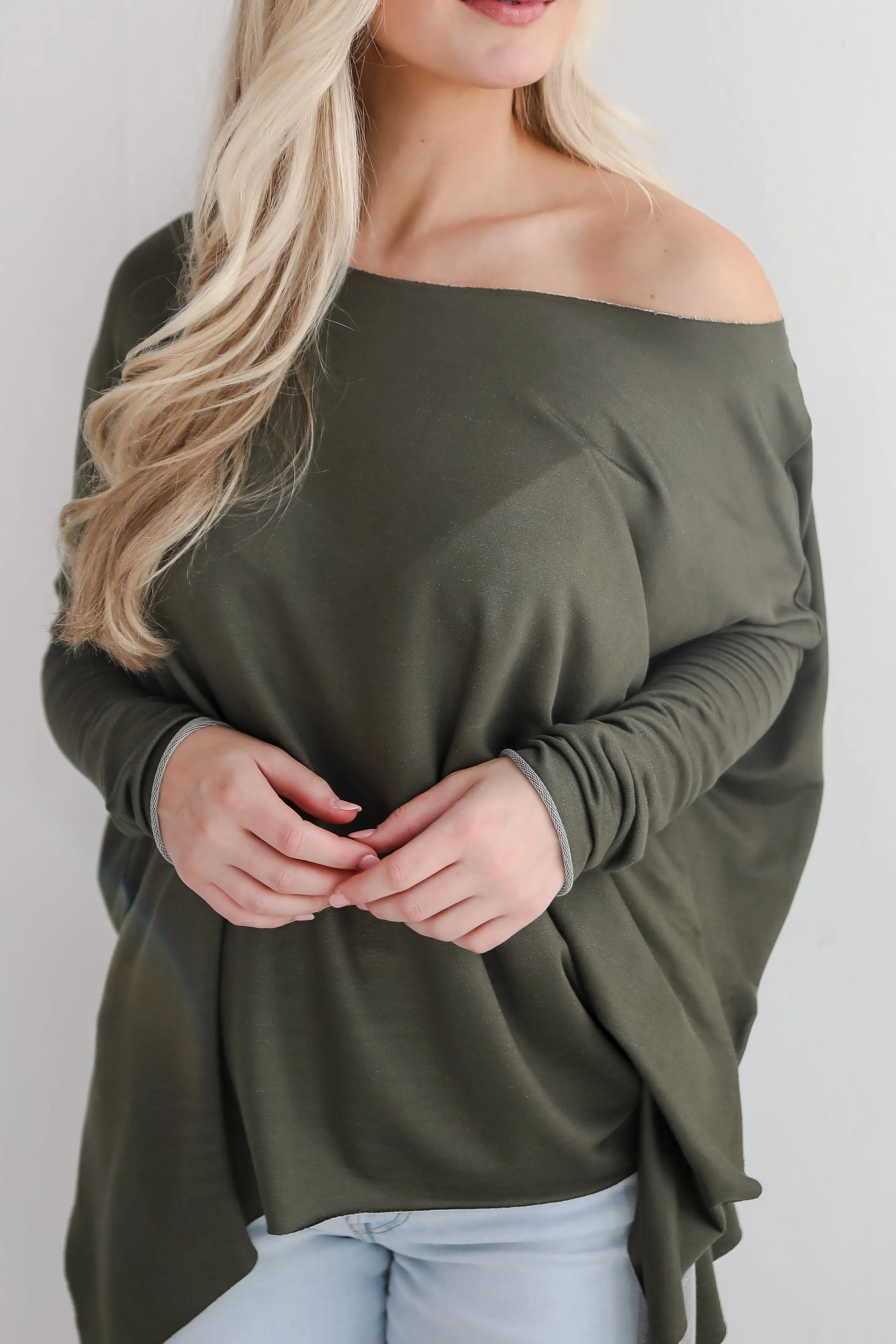 FINAL SALE - Juliette Oversized Top - DU DEAL