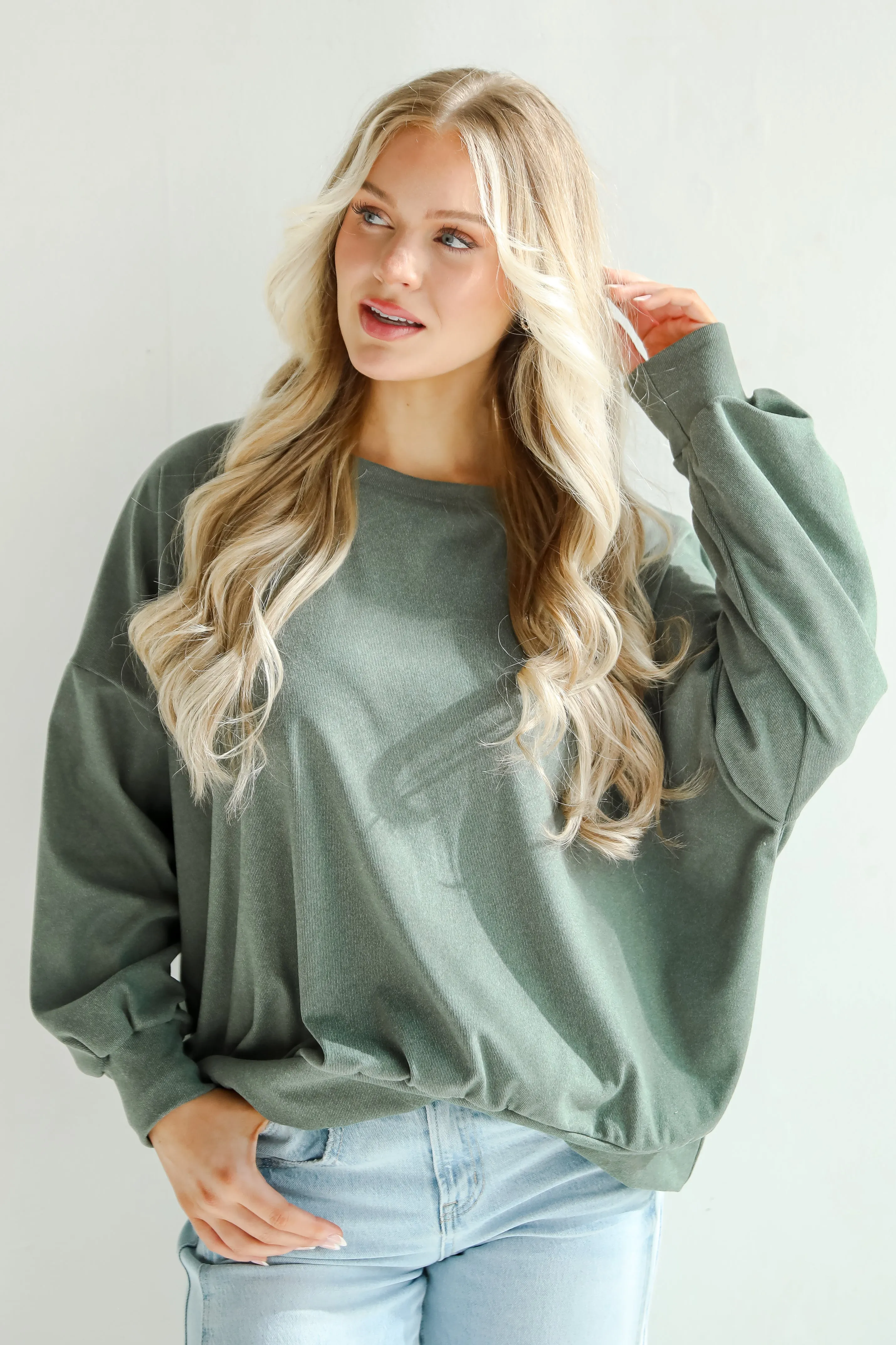 FINAL SALE - Leisure Essential Oversized Pullover