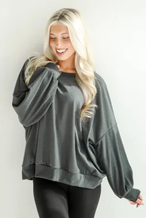 FINAL SALE - Leisure Essential Oversized Pullover