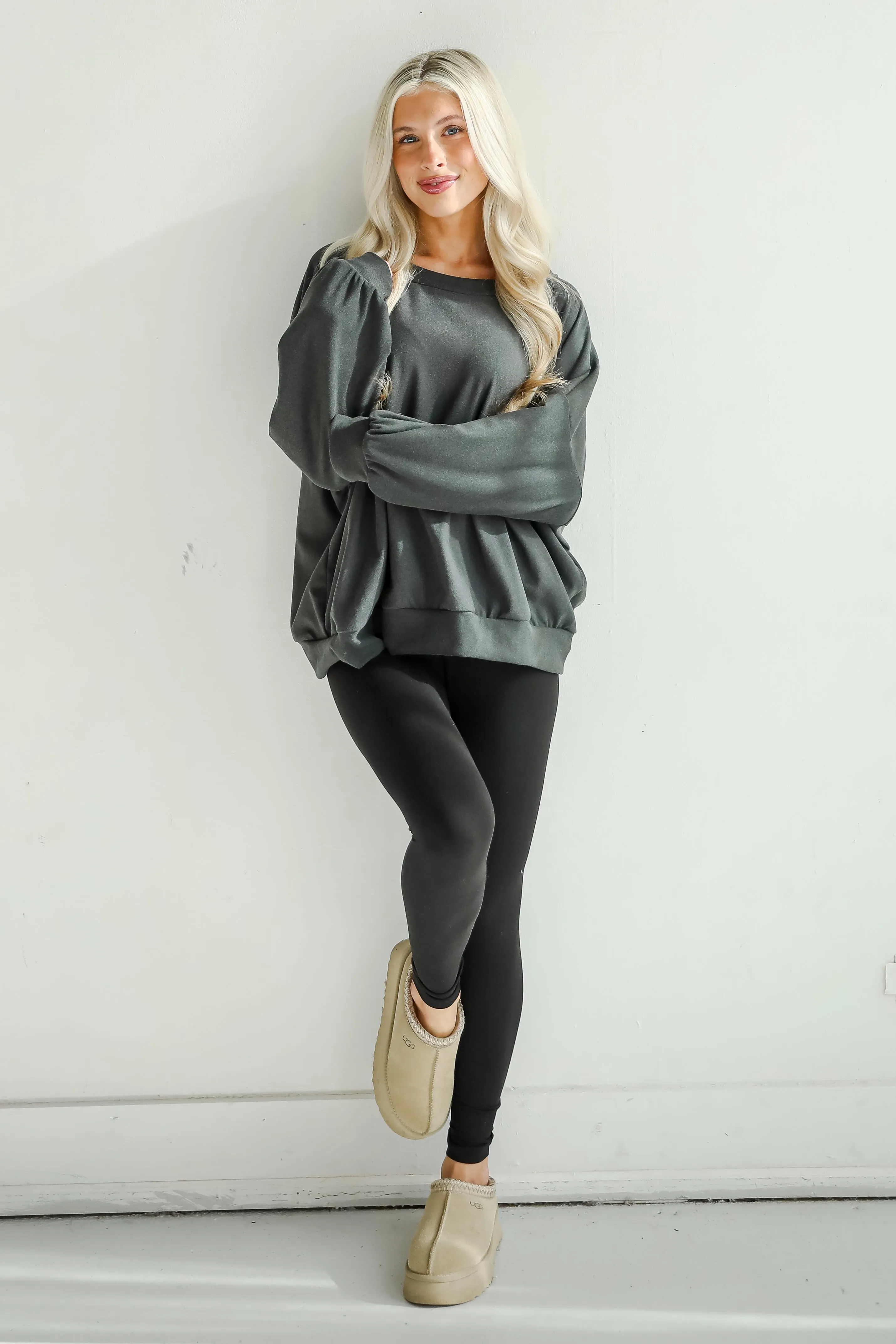 FINAL SALE - Leisure Essential Oversized Pullover